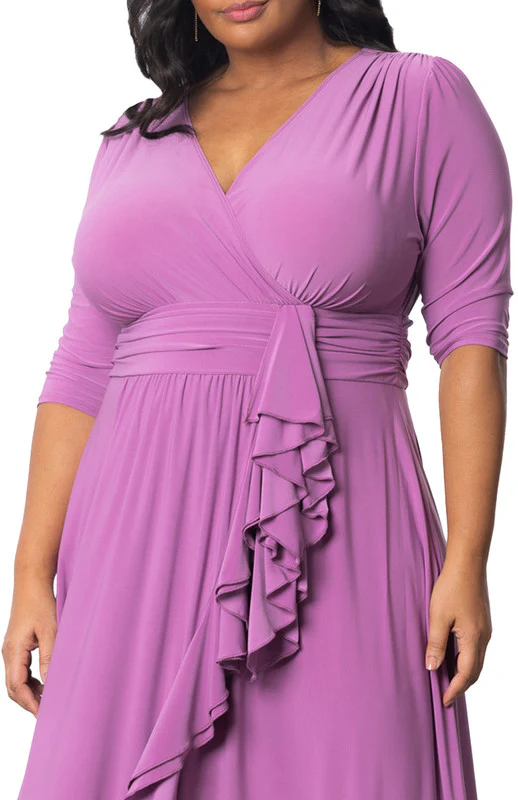 Veronica Ruffled Evening Gown - Plus - Image 7