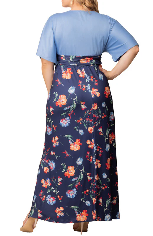 Havana Color Block Maxi Dress - Plus - Image 2