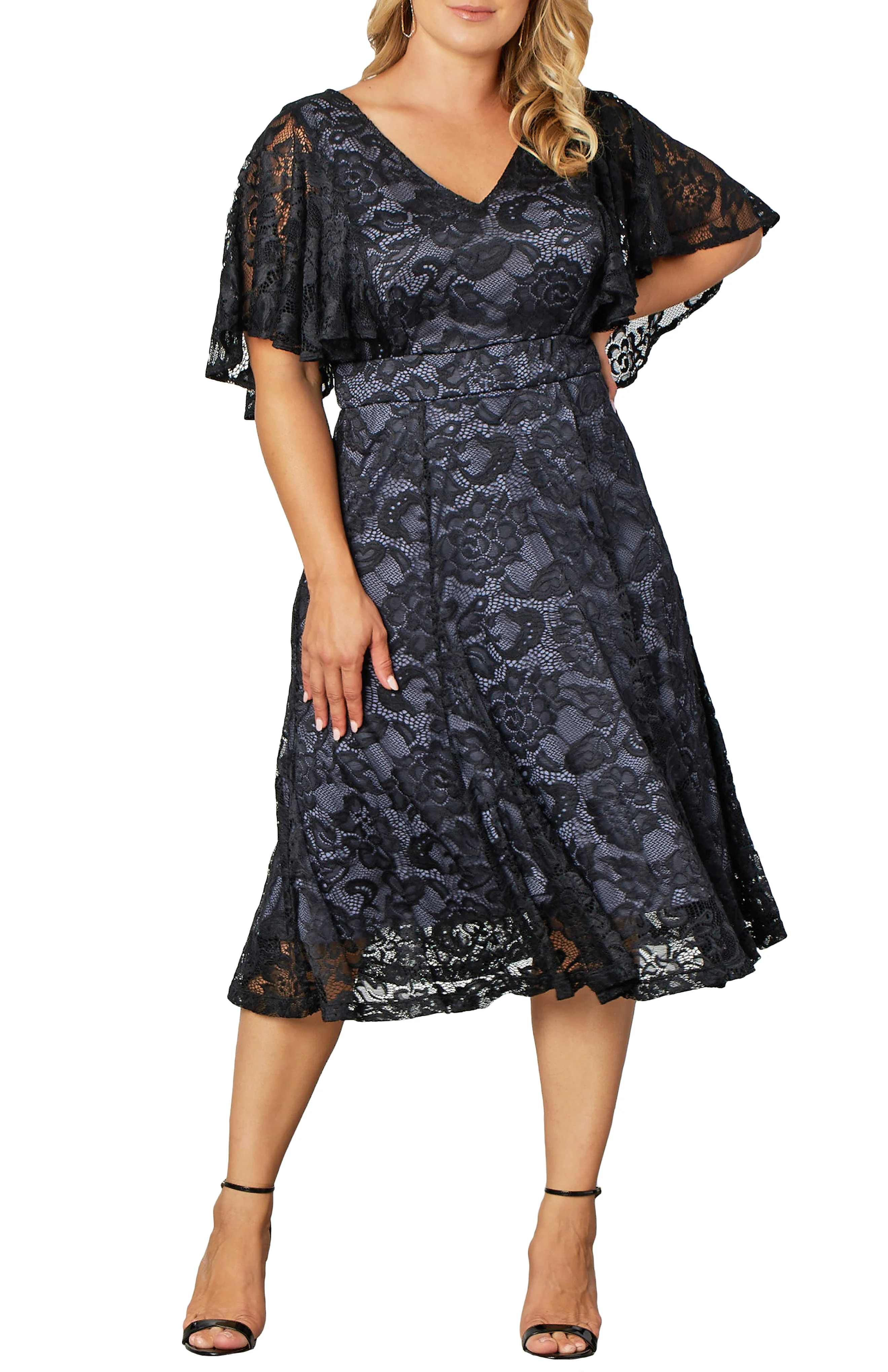 Camille Lace Cocktail Dress - Plus - Image 16
