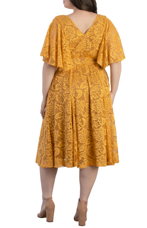 Camille Lace Cocktail Dress - Plus - Image 22