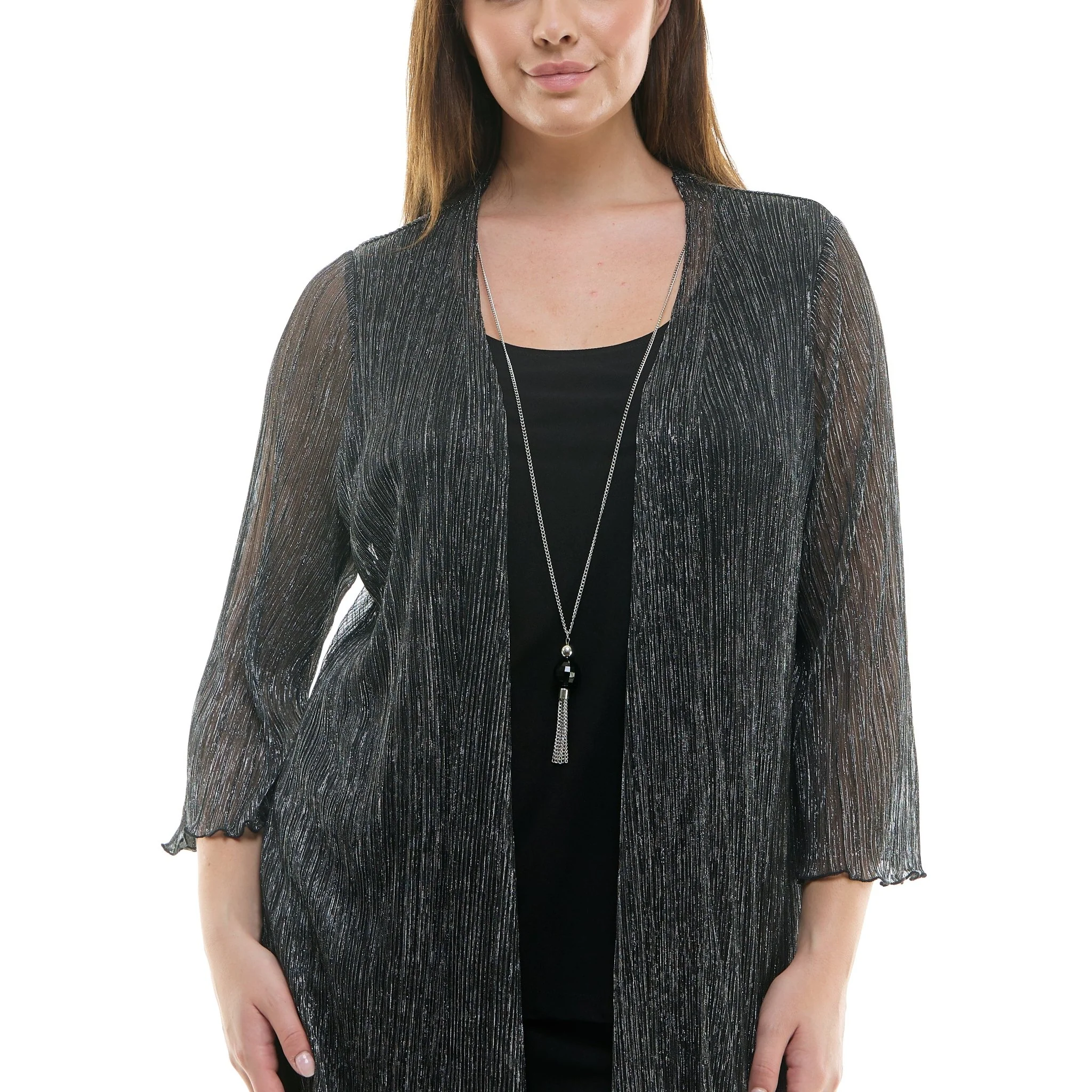 2Fer Pant Set w/ Detachable Necklace - Plus - Image 2