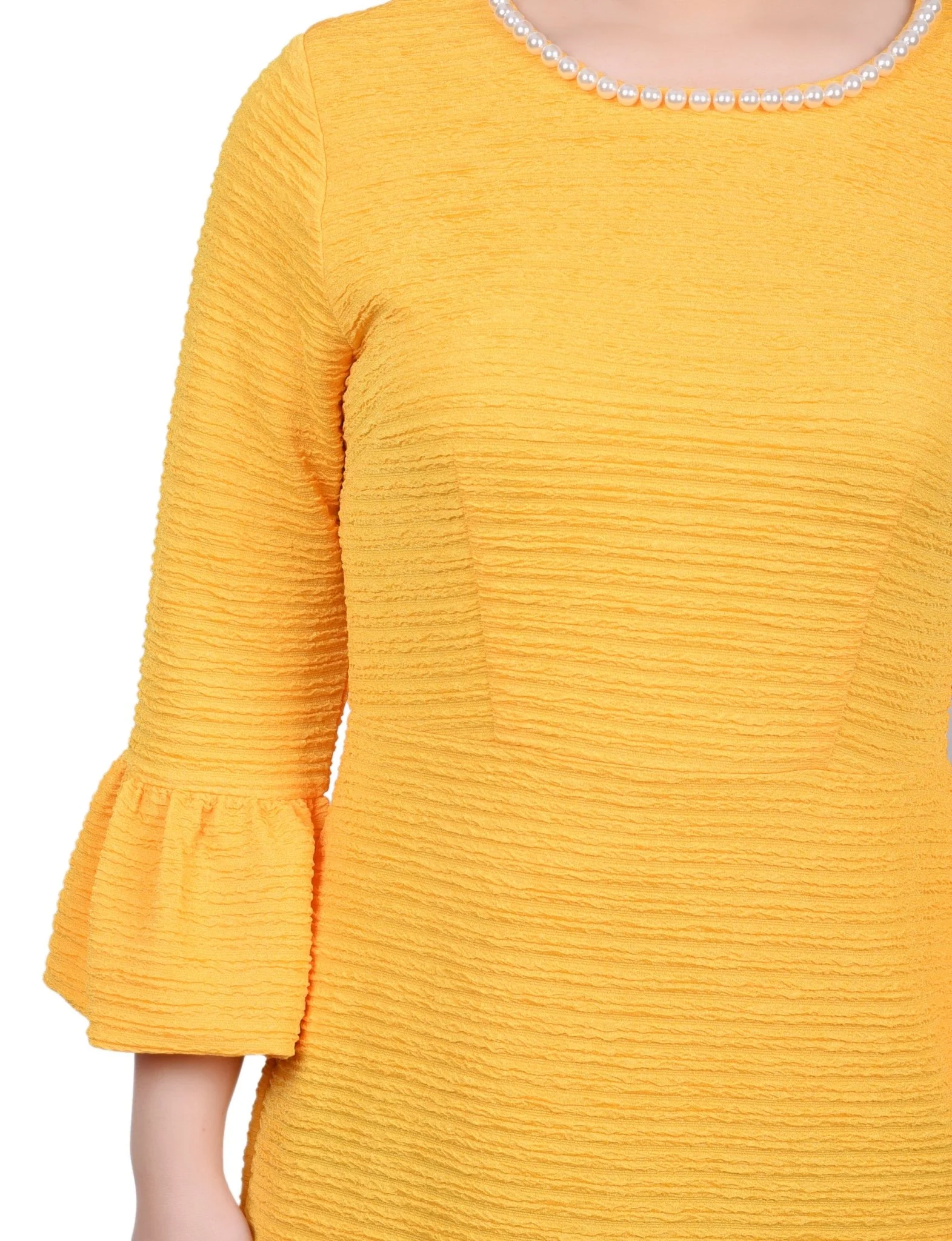 3/4 Length Pearl Detail Dress - Petite - Image 15
