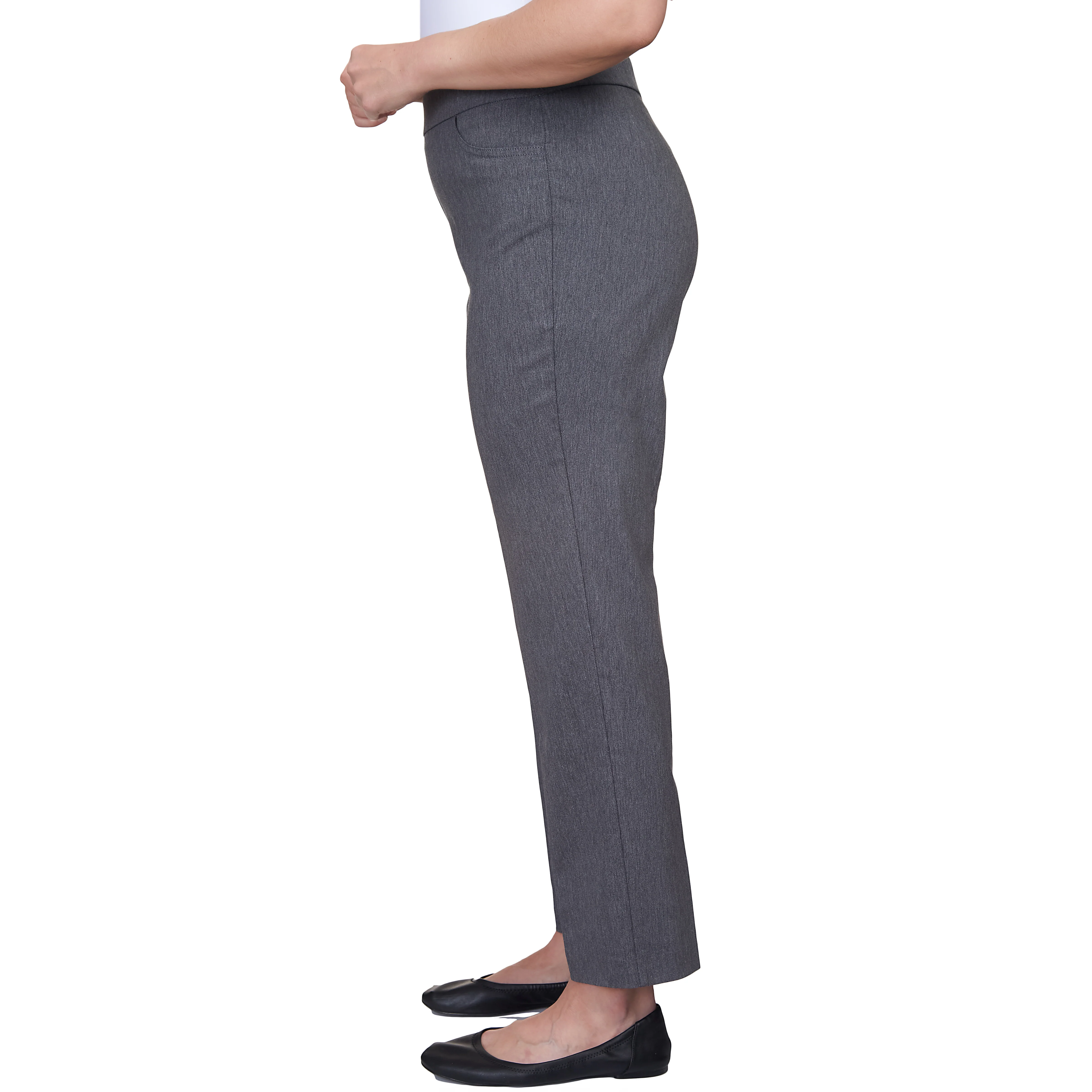 Alfred Dunner Classic Allure Fit Proportioned Pant with Elastic Comfort Waistband Average Length - Image 16
