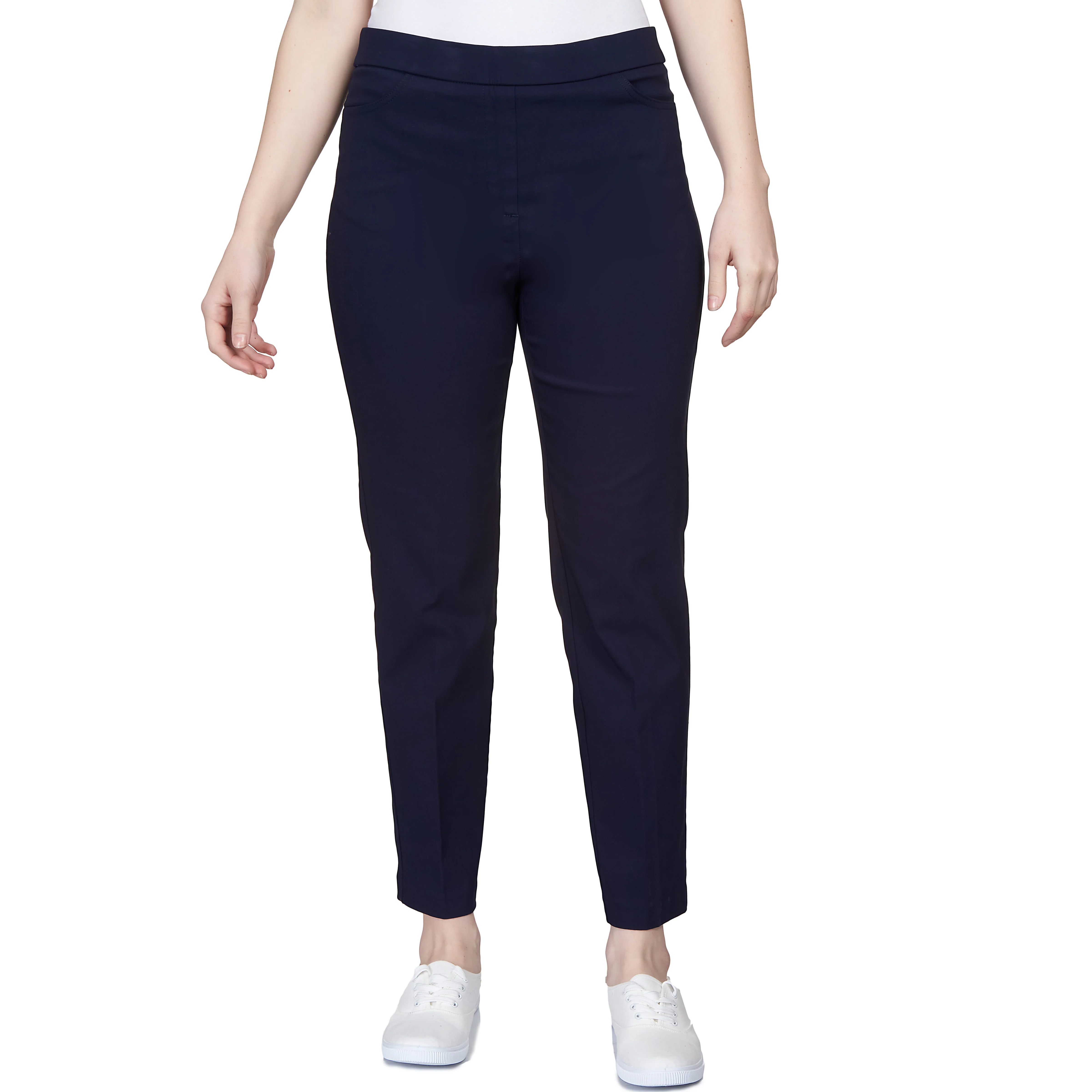 Alfred Dunner Classic Allure Fit Proportioned Pant with Elastic Comfort Waistband Average Length - Image 19