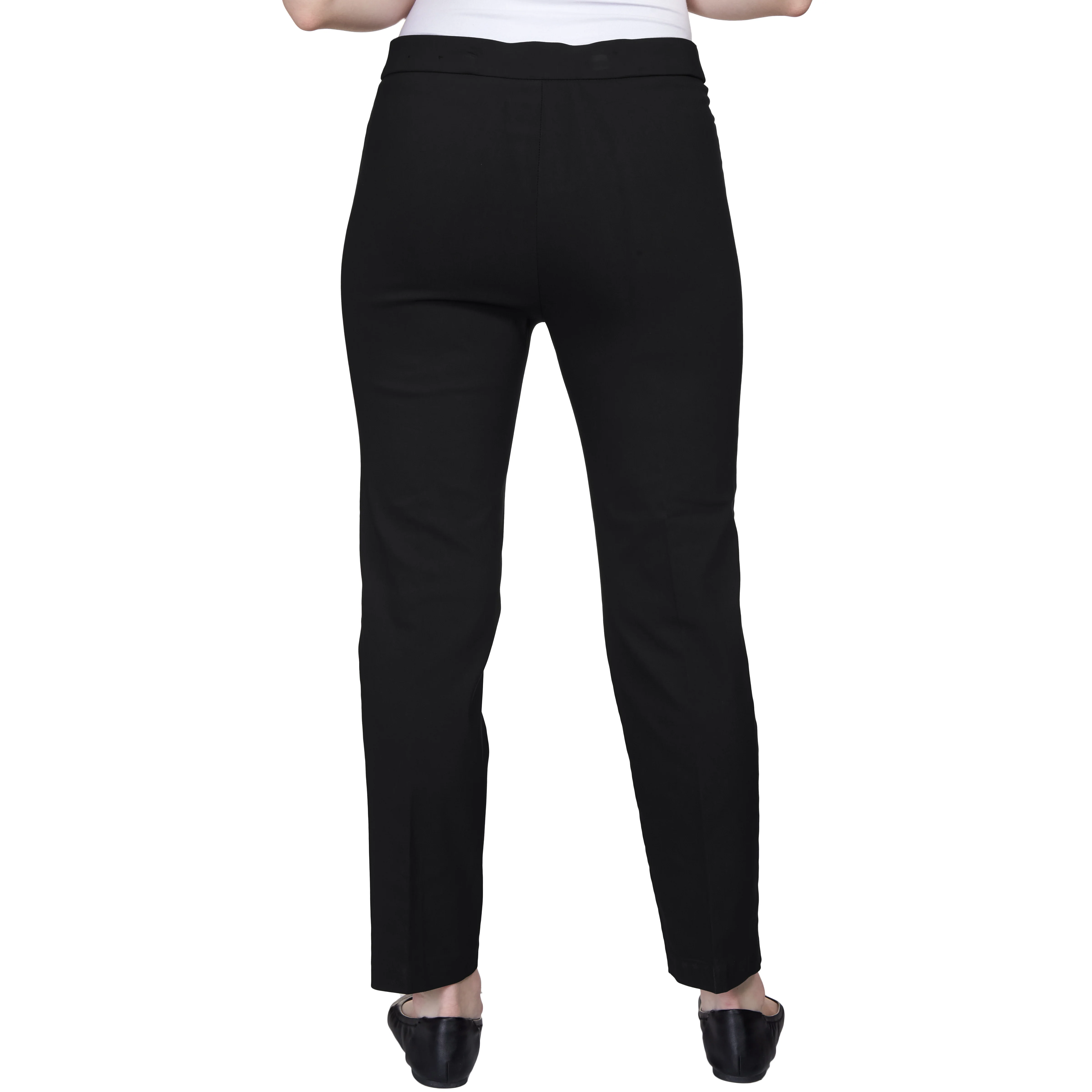 Alfred Dunner Classic Allure Fit Proportioned Pant with Elastic Comfort Waistband Average Length - Image 2