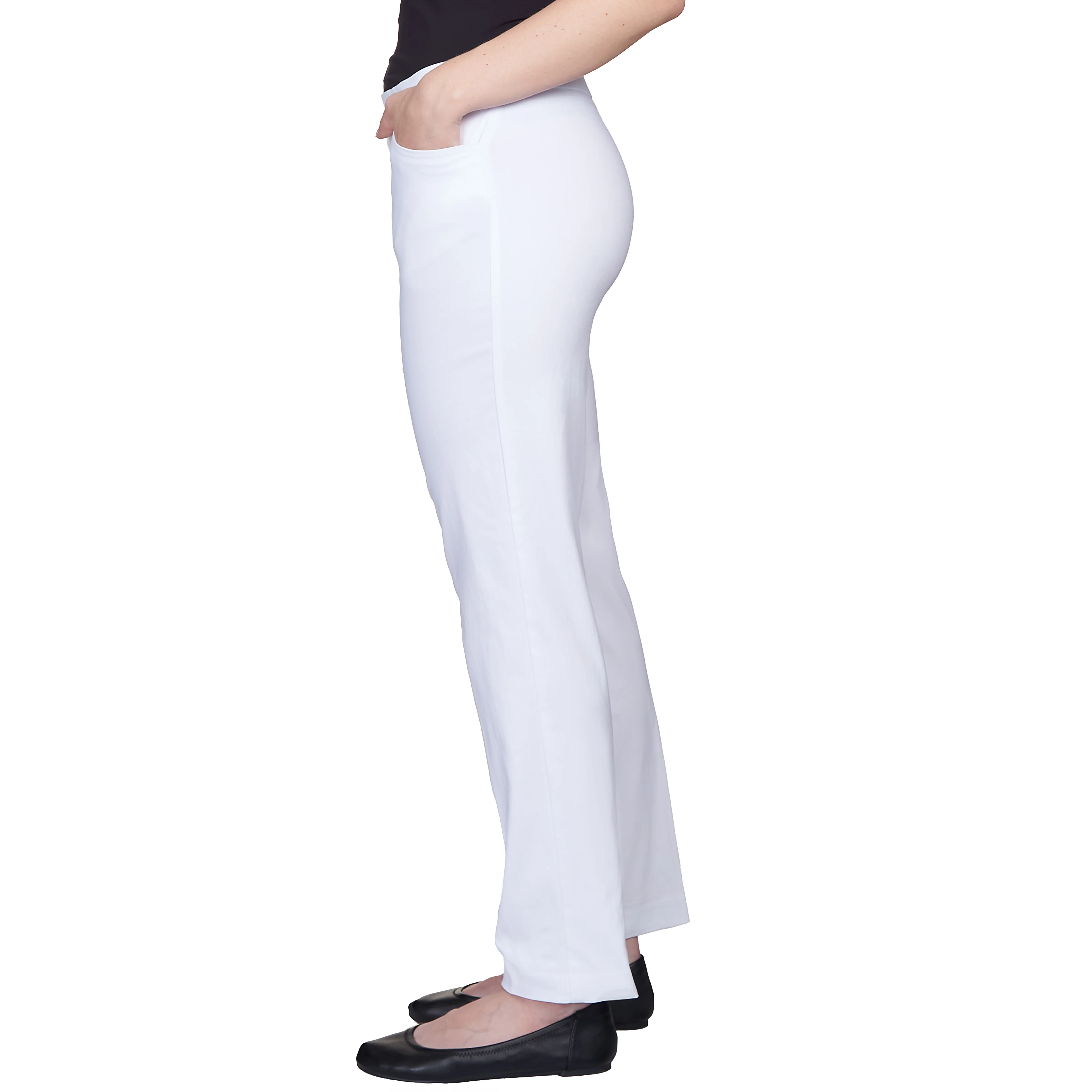 Alfred Dunner Classic Allure Fit Proportioned Pant with Elastic Comfort Waistband Average Length - Image 28