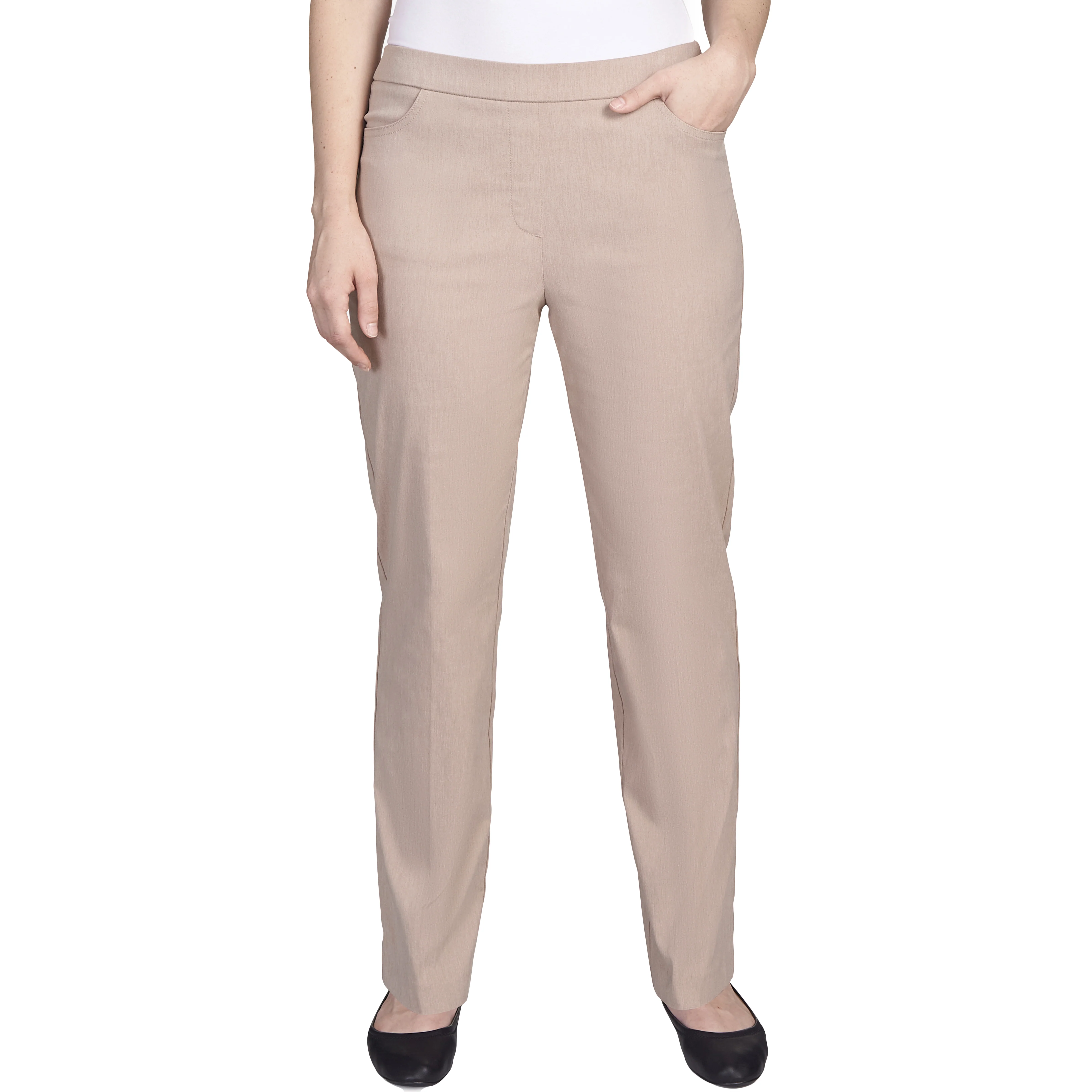 Alfred Dunner Classic Allure Fit Proportioned Pant with Elastic Comfort Waistband Average Length - Image 31