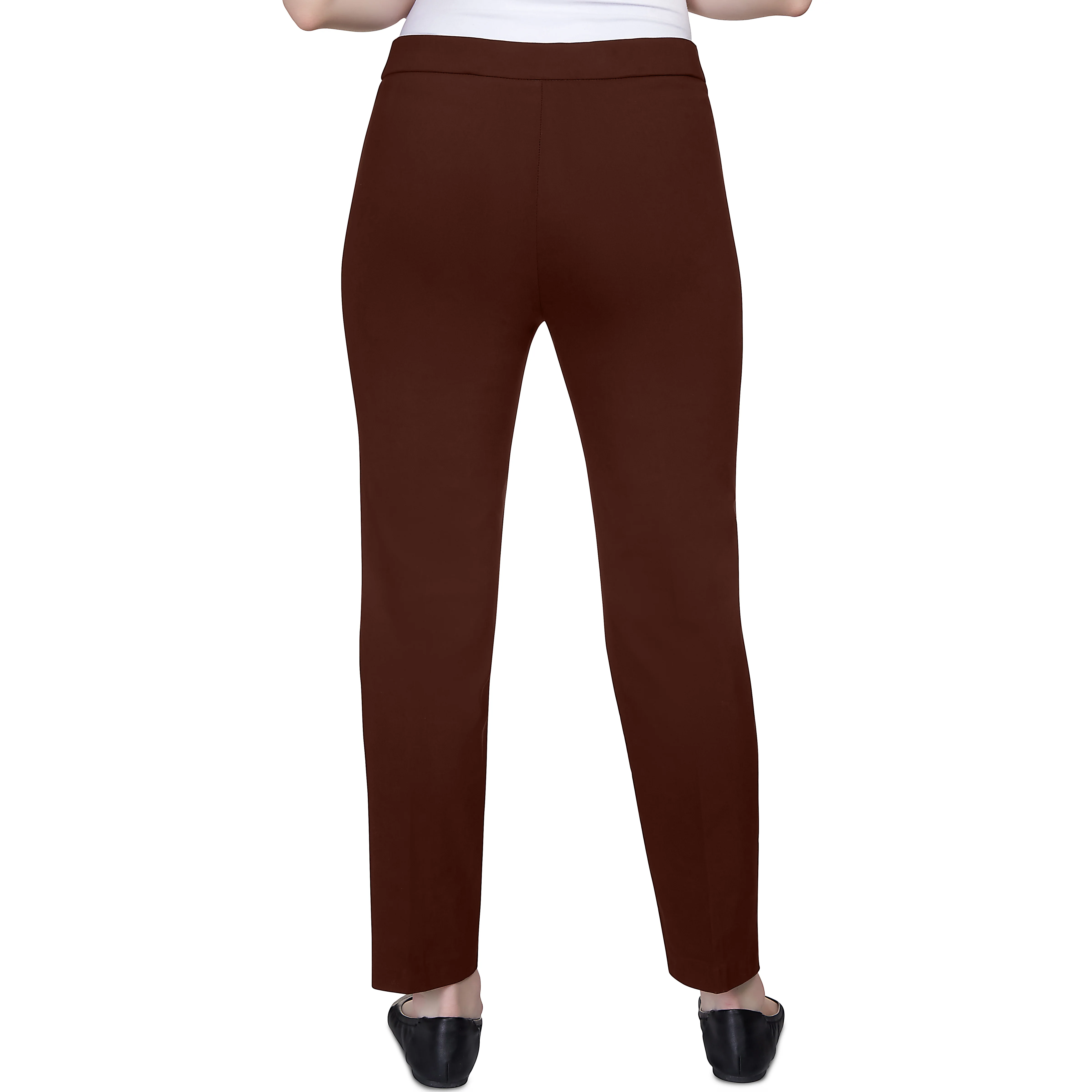 Alfred Dunner Classic Allure Fit Proportioned Pant with Elastic Comfort Waistband Short Length - Image 8