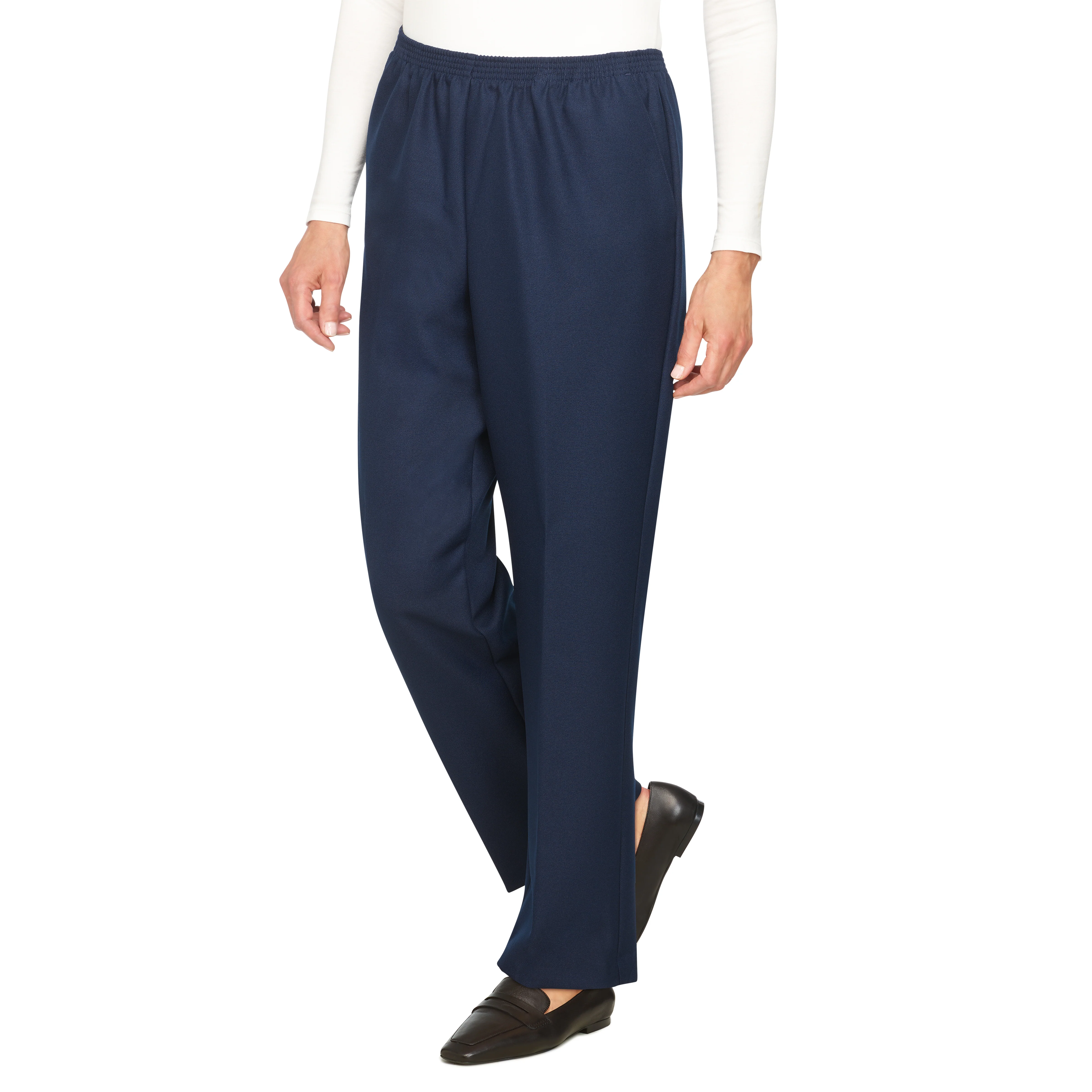 Alfred Dunner Classic Proportioned Pant Average Length- Petite - Image 18