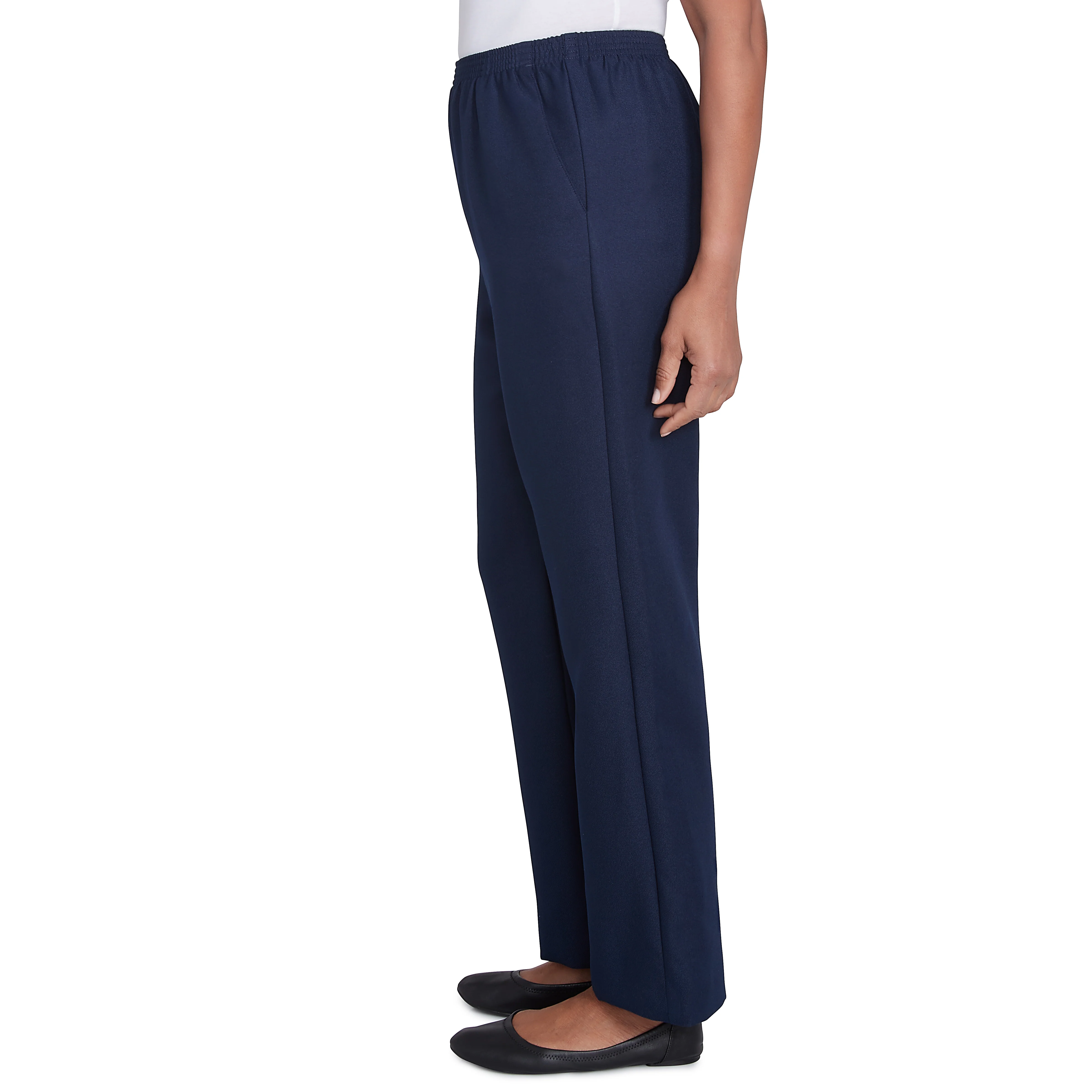 Alfred Dunner Classic Proportioned Pant Average Length- Petite - Image 19