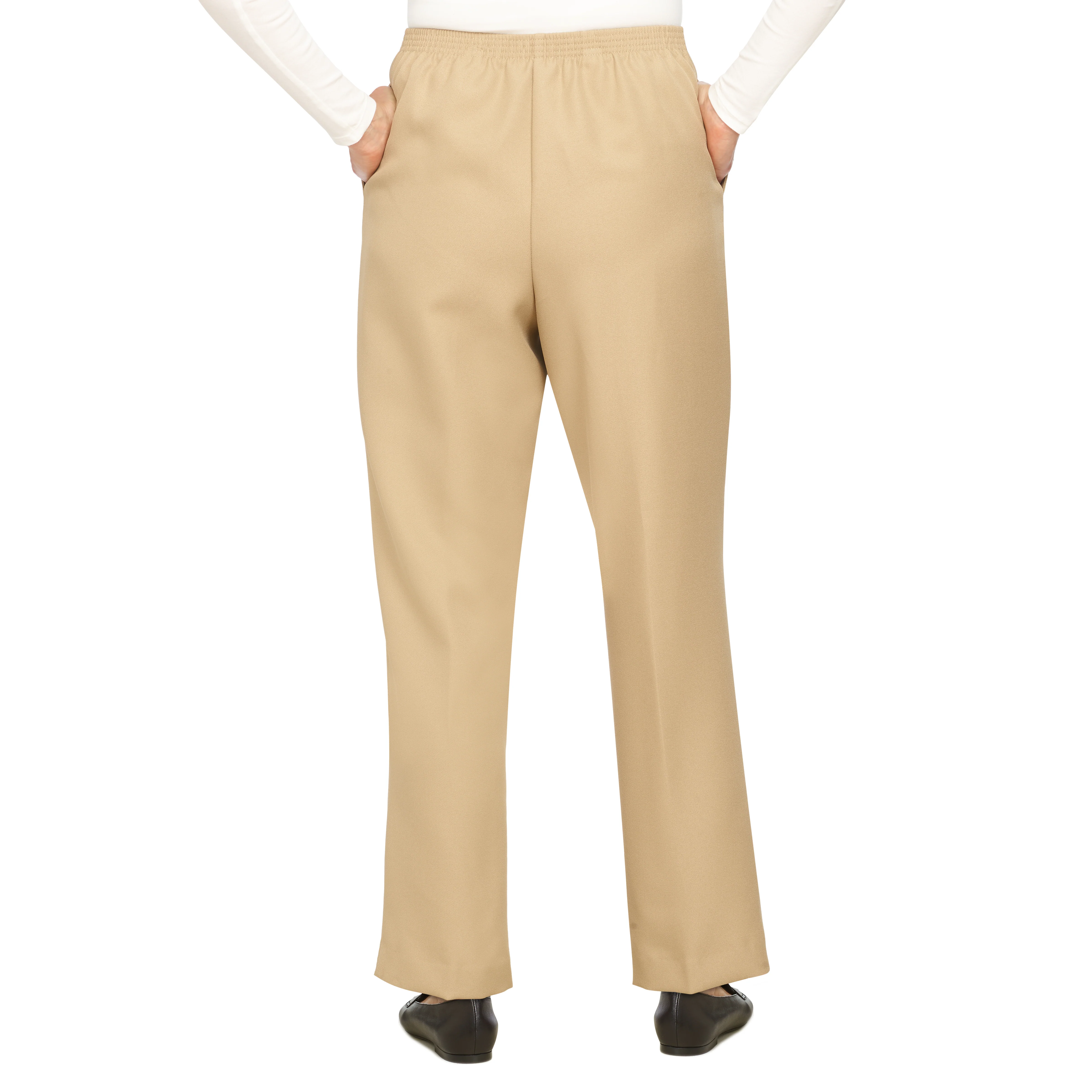 Alfred Dunner Classic Proportioned Pant Average Length- Petite - Image 22