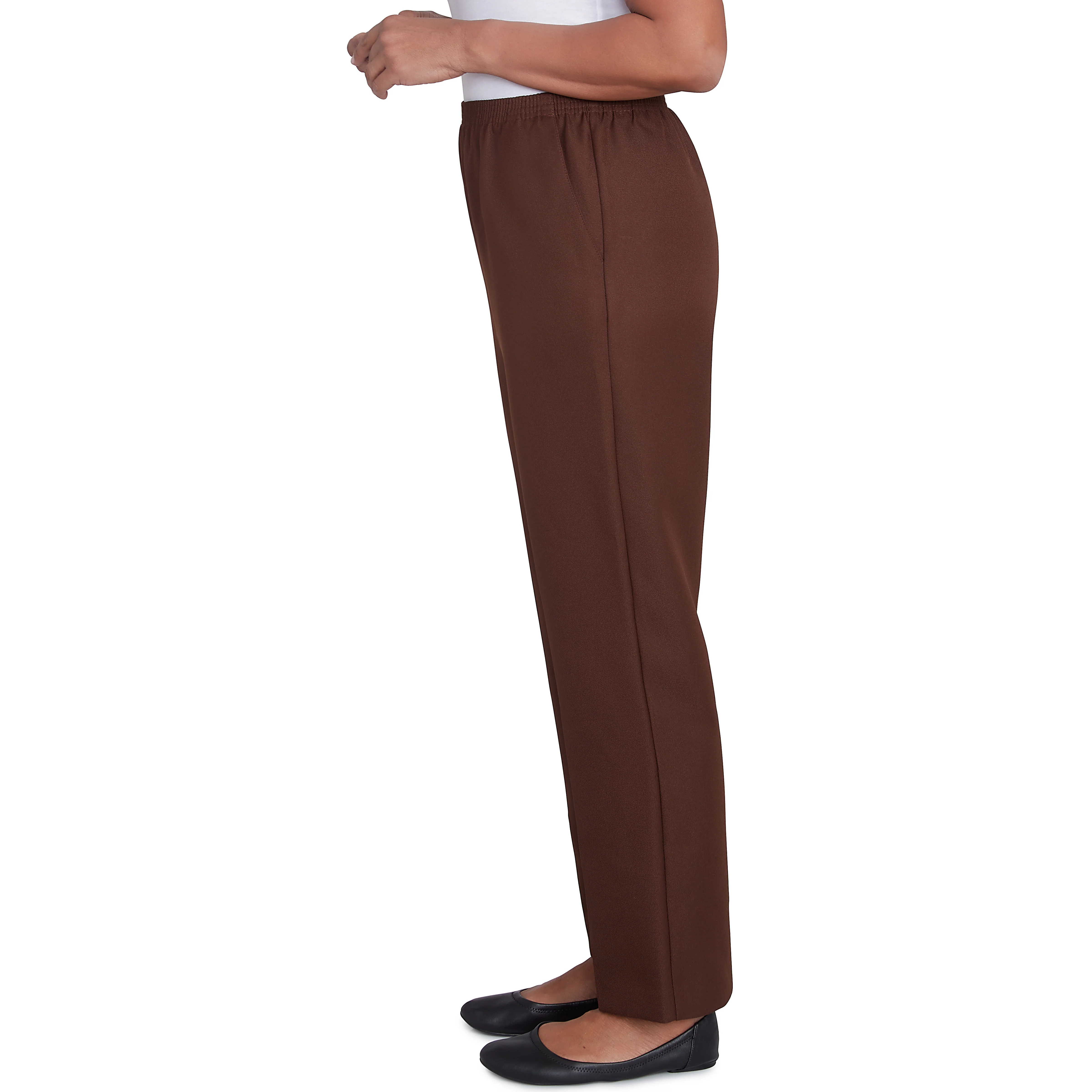 Alfred Dunner Classic Proportioned Pant Average Length- Petite - Image 9