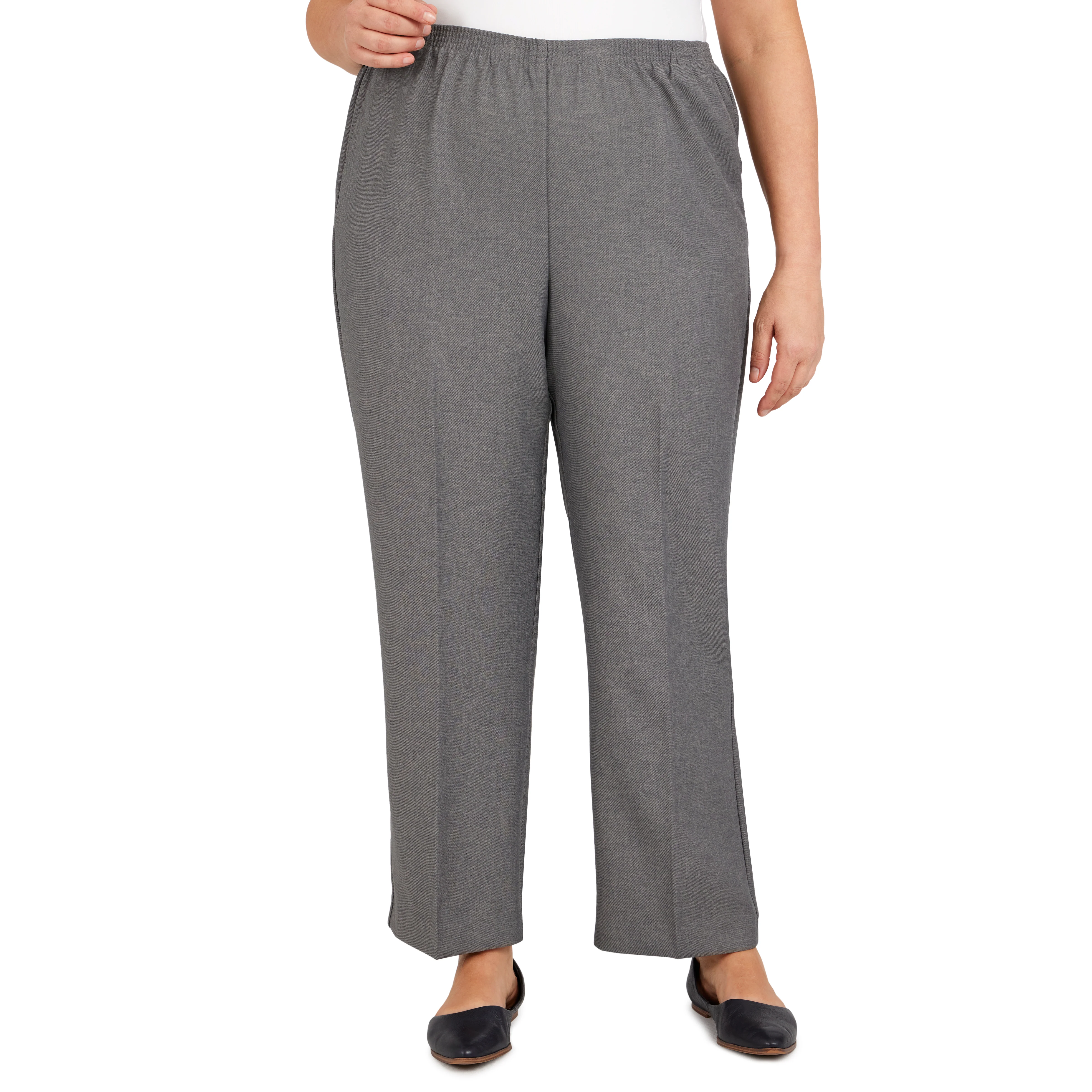Alfred Dunner Classic Proportioned Pant Average Length - Plus - Image 13