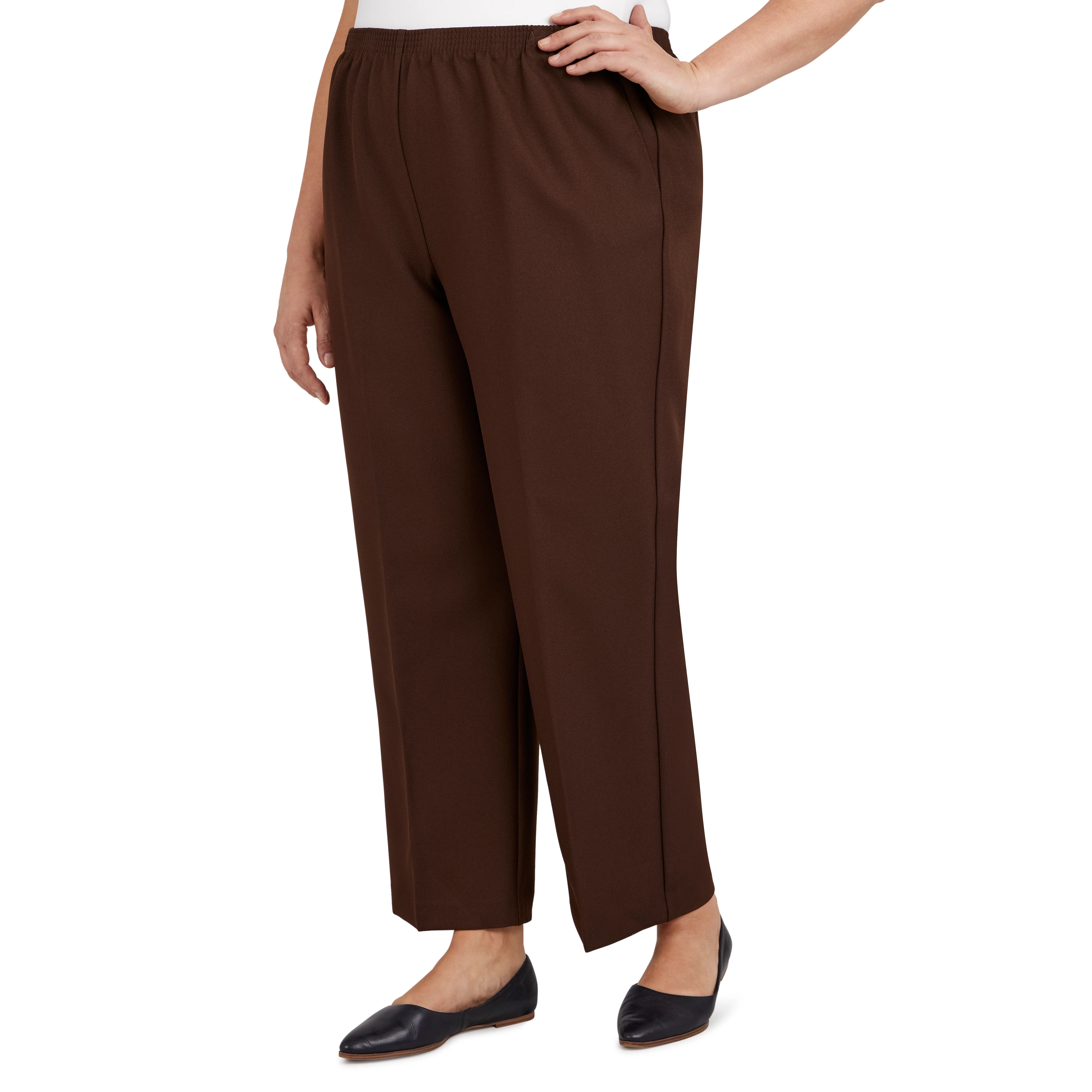 Alfred Dunner Classic Proportioned Pant Average Length - Plus - Image 9