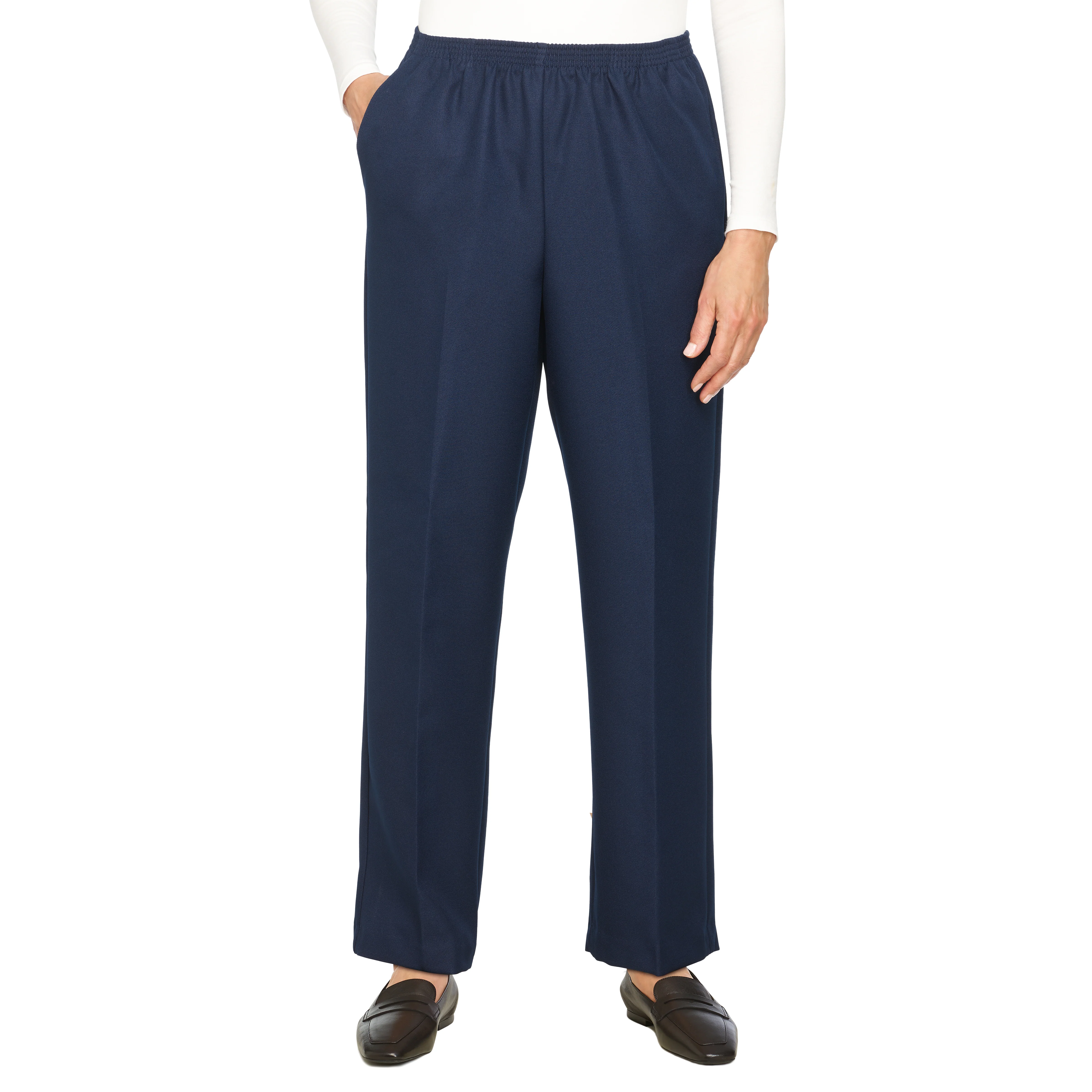 Alfred Dunner Classic Proportioned Pant Short Length - Image 13