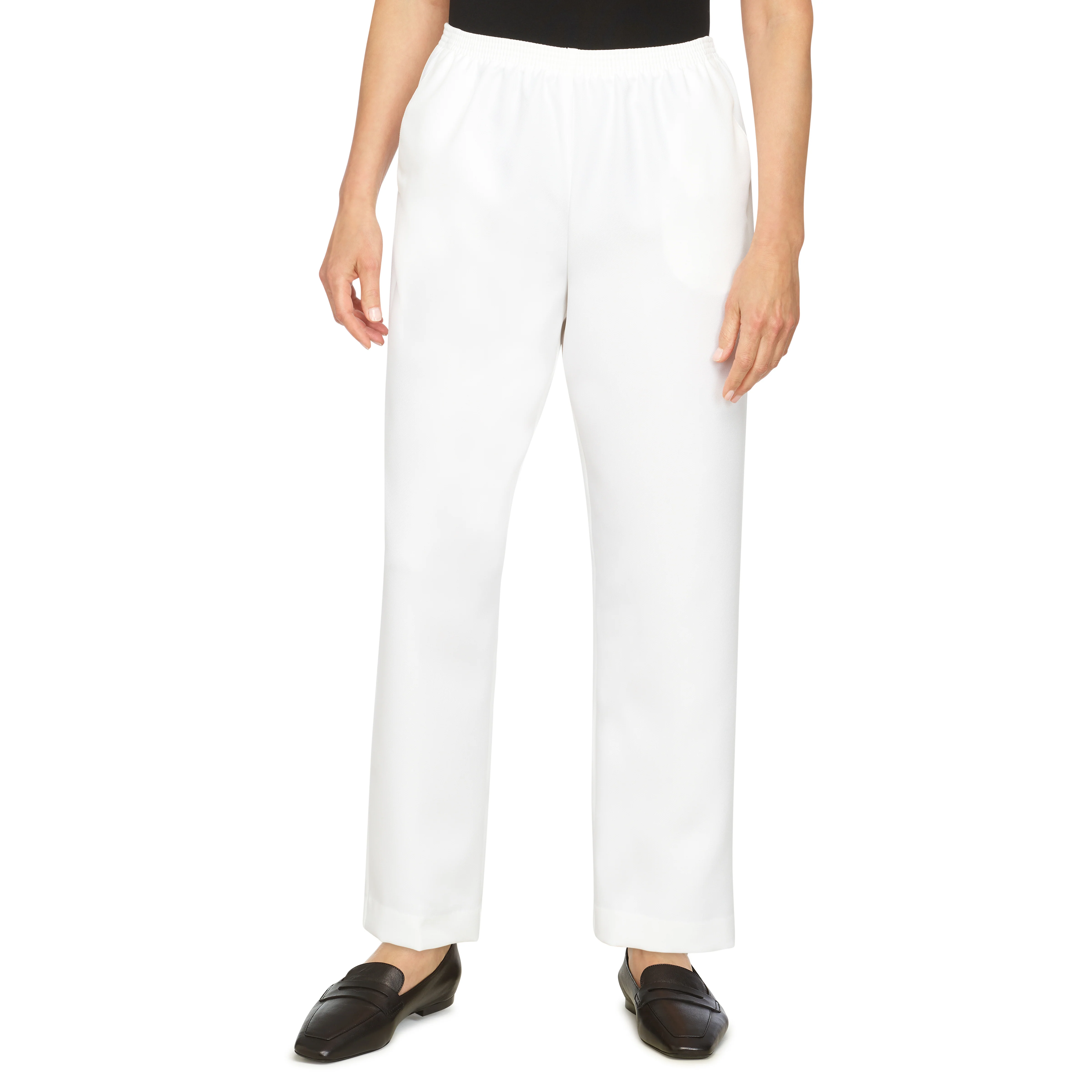 Alfred Dunner Classic Proportioned Pant Short Length - Image 25