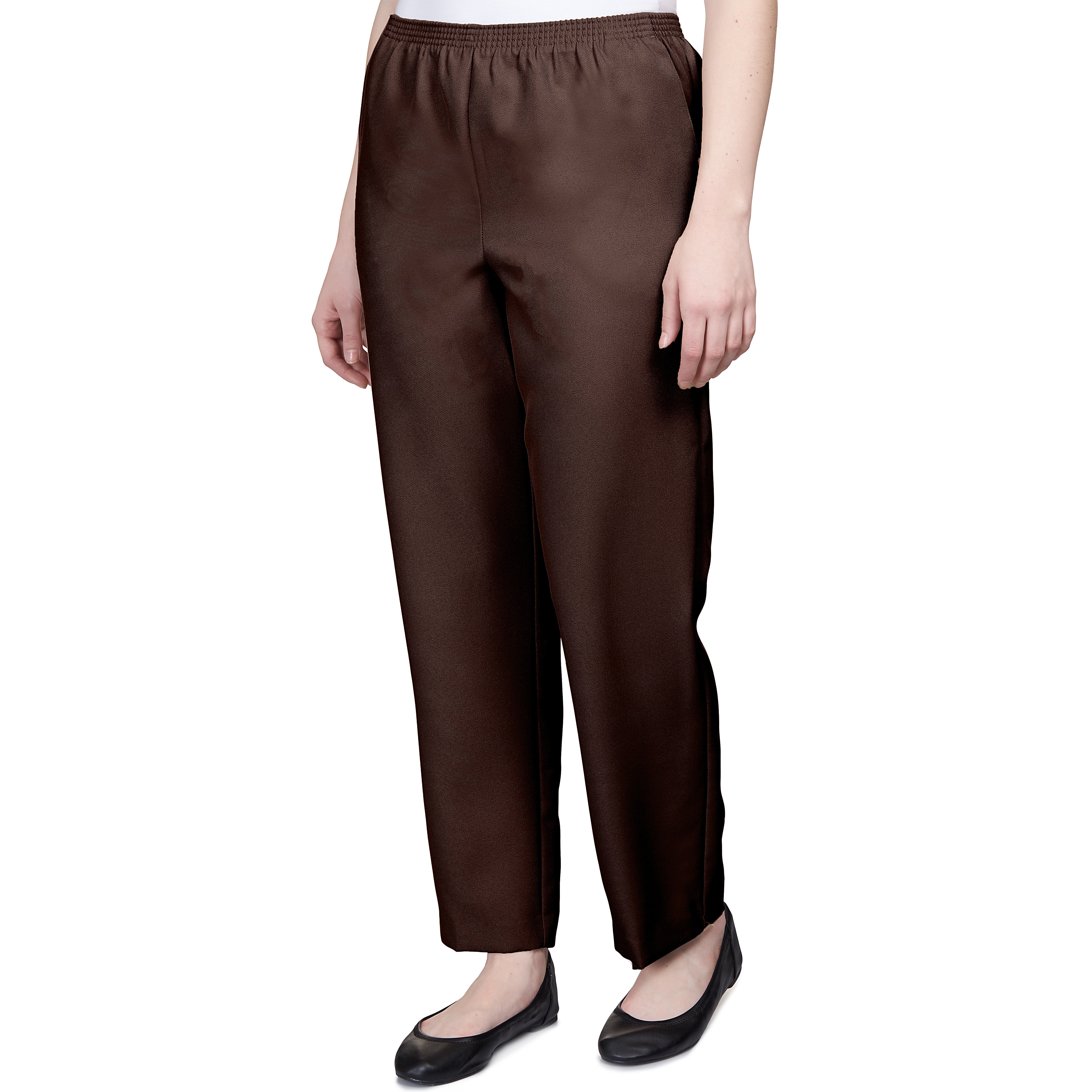 Alfred Dunner Classic Proportioned Pant Short Length - Image 5