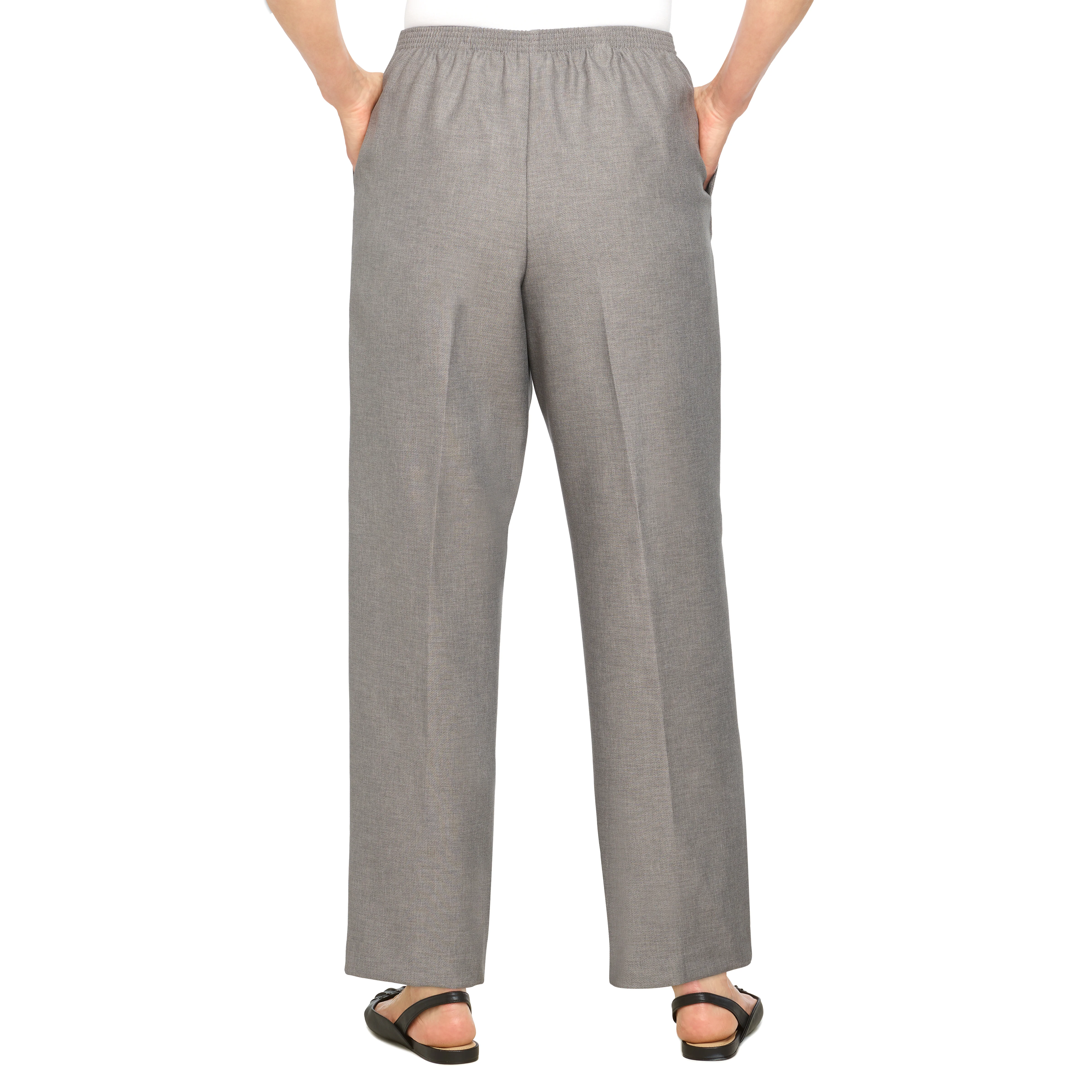 Alfred Dunner Classic Proportioned Pant Short Length - Image 8