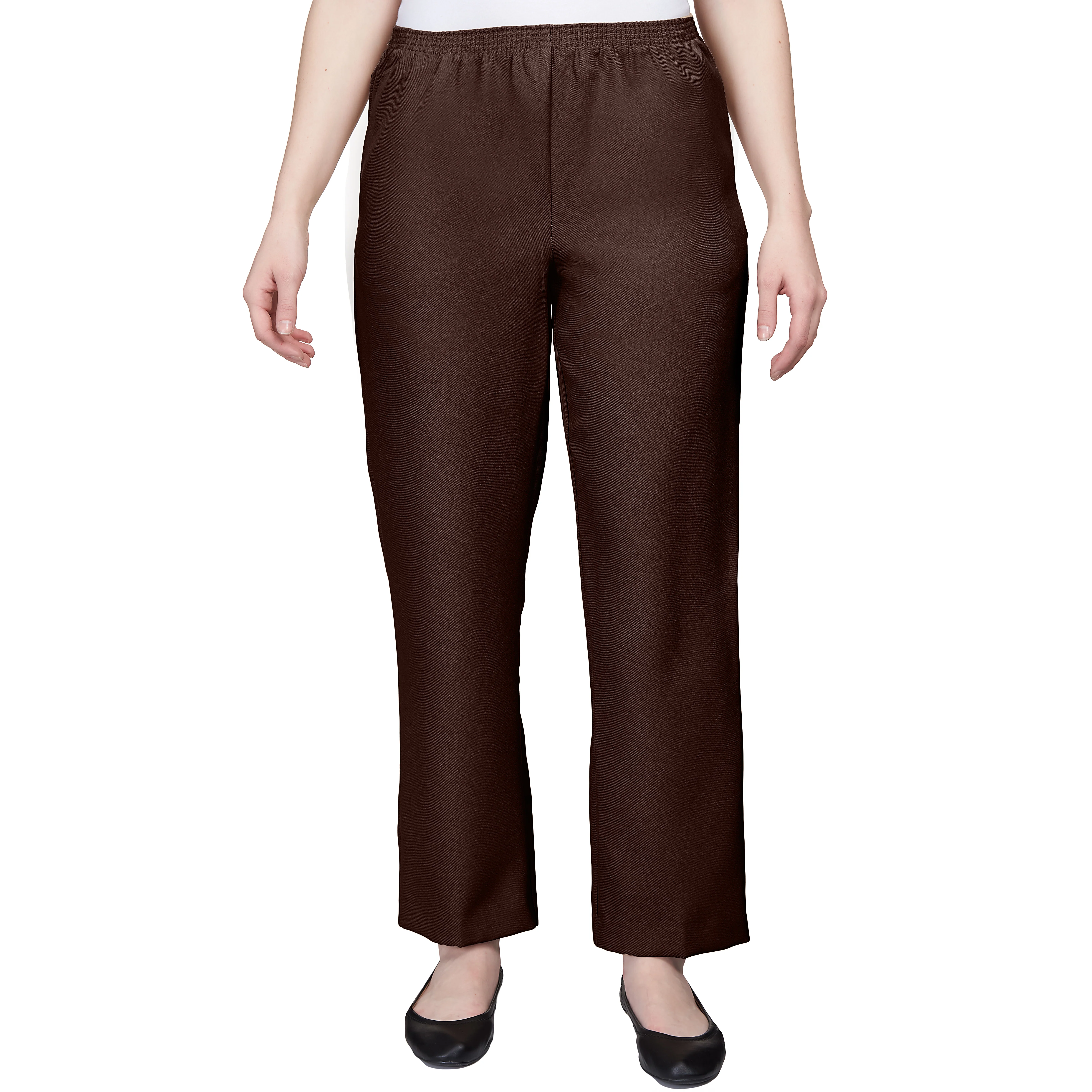 Alfred Dunner Classic Proportioned Pant Short Length- Petite - Image 6
