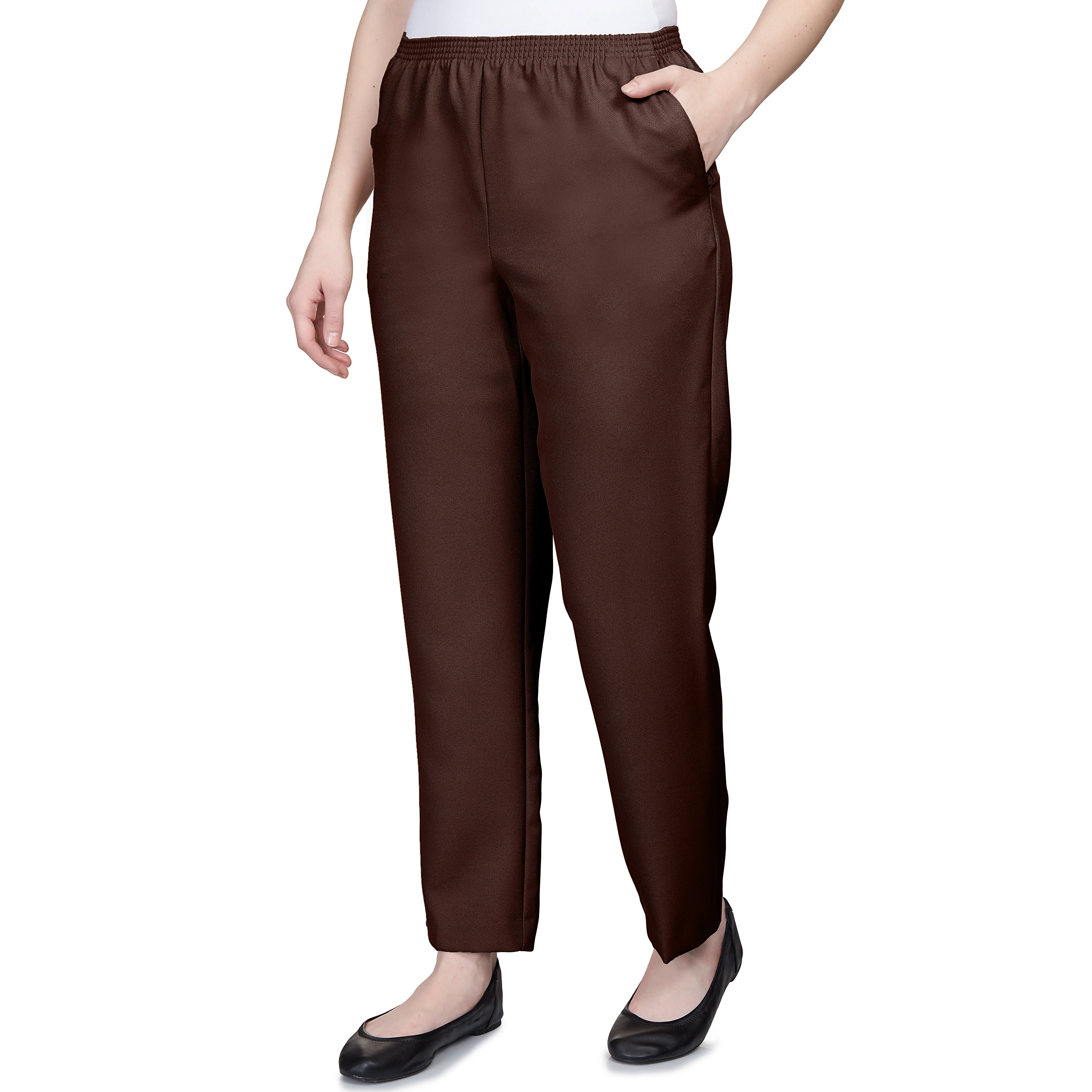 Alfred Dunner Classic Proportioned Pant Short Length- Petite - Image 8