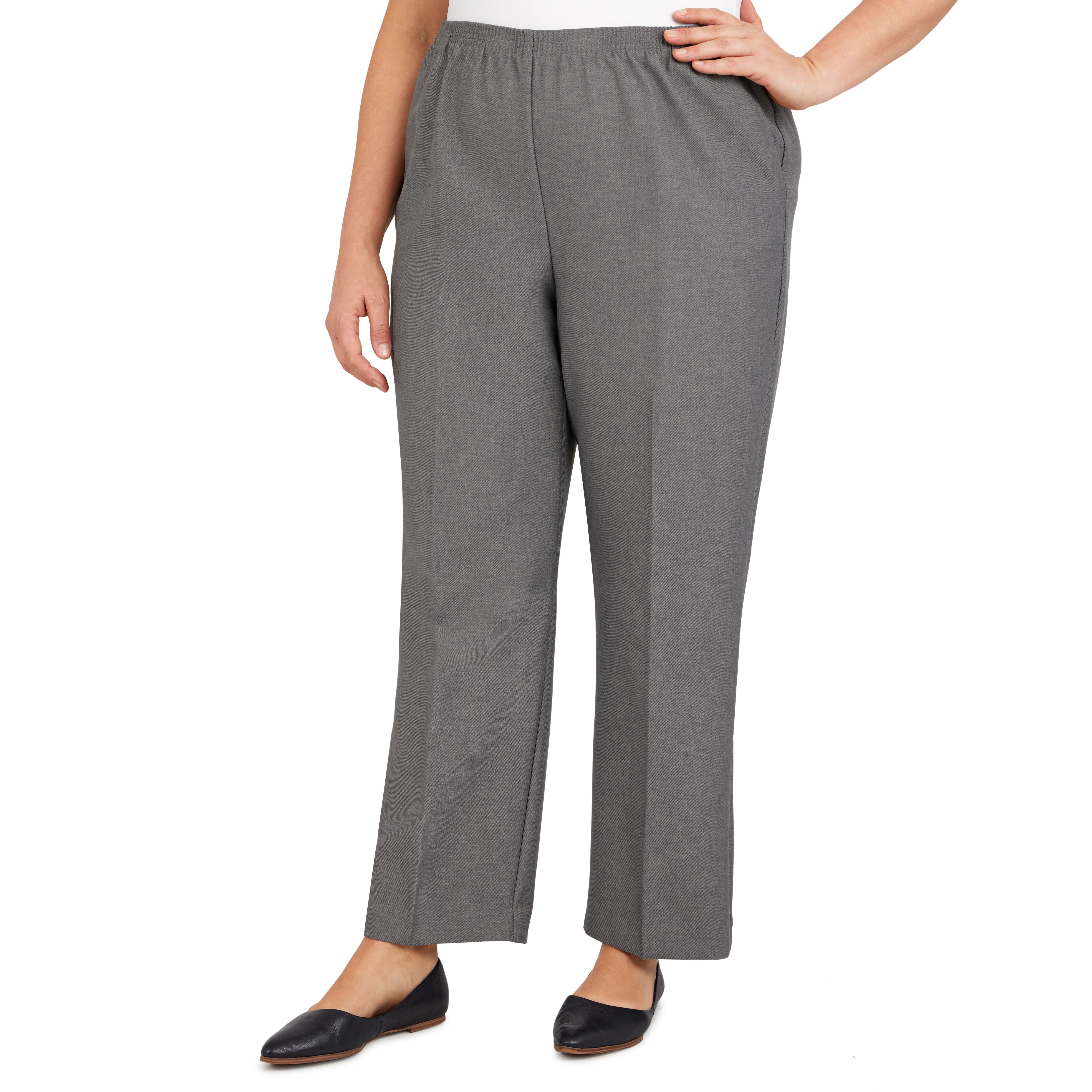 Alfred Dunner Classic Proportioned Pant Short Length - Plus - Image 15