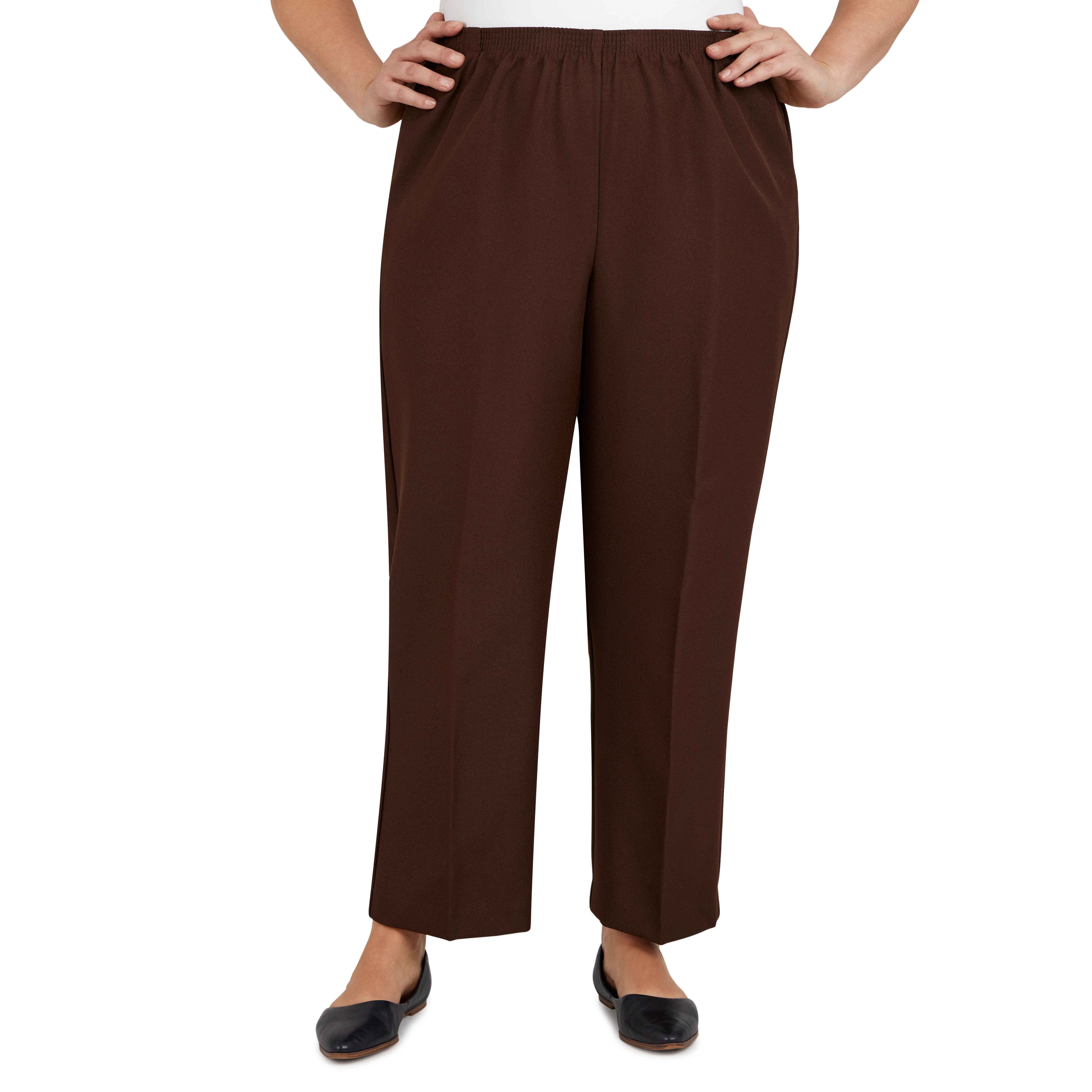 Alfred Dunner Classic Proportioned Pant Short Length - Plus - Image 7