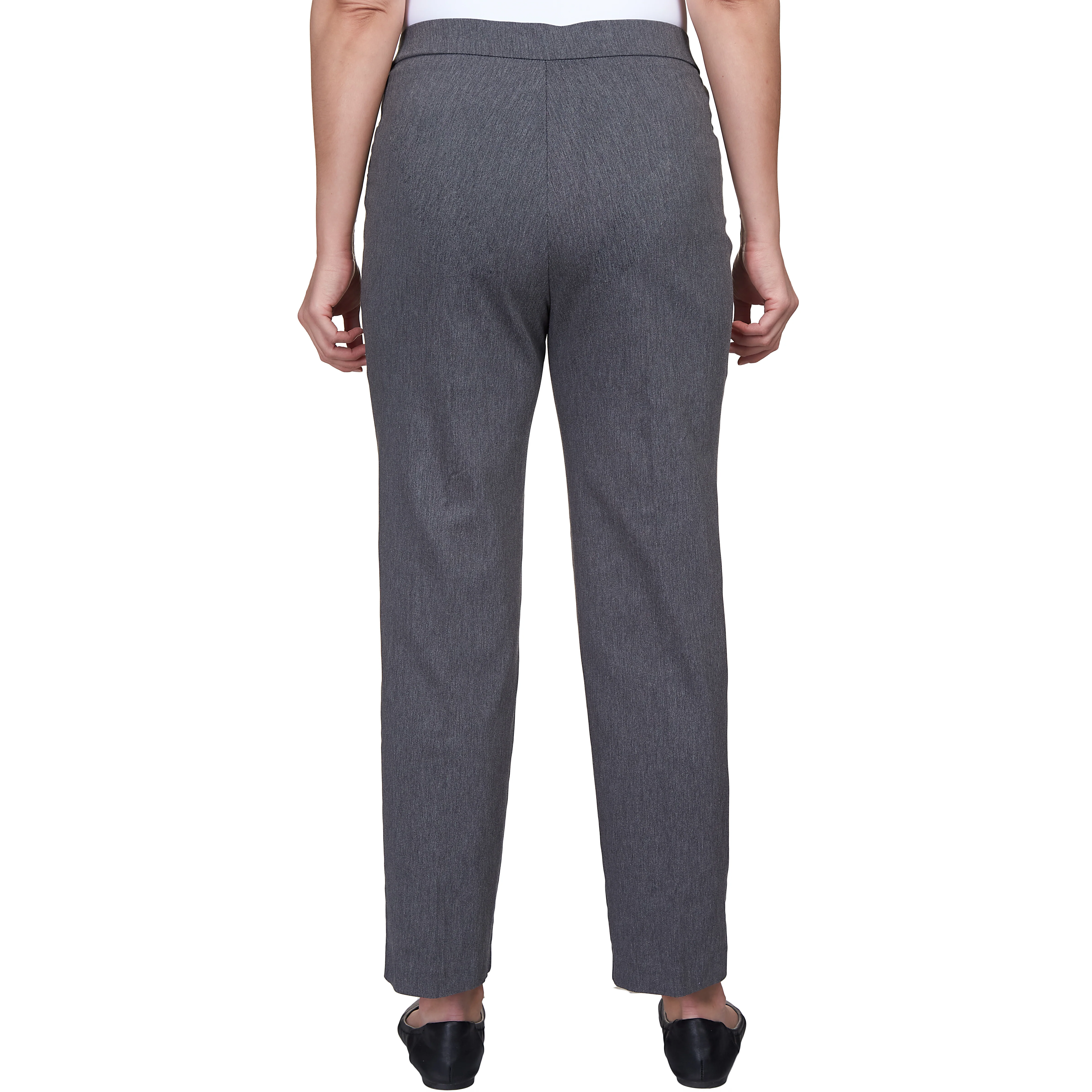 Alfred Dunner Petite Classic Allure Fit Proportioned Pant with Elastic Comfort Waistband Short Length - Image 13