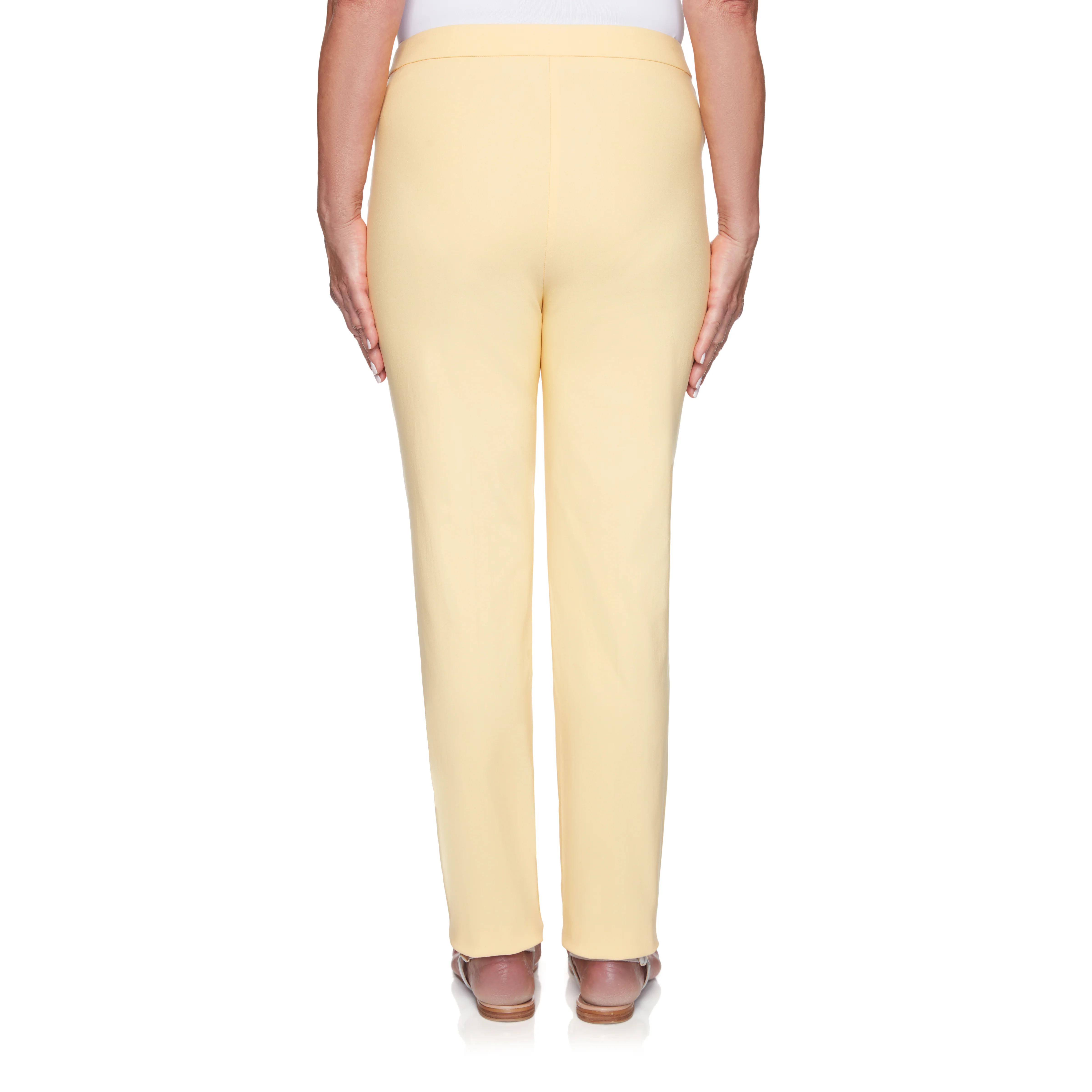 Alfred Dunner Plus Classic Allure Fit Proportioned Pant with Elastic Comfort Waistband Average Length - Image 26