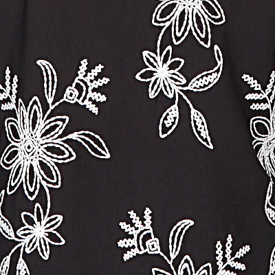 Alfred Dunner Tossed Floral Embroidered Top - Image 6