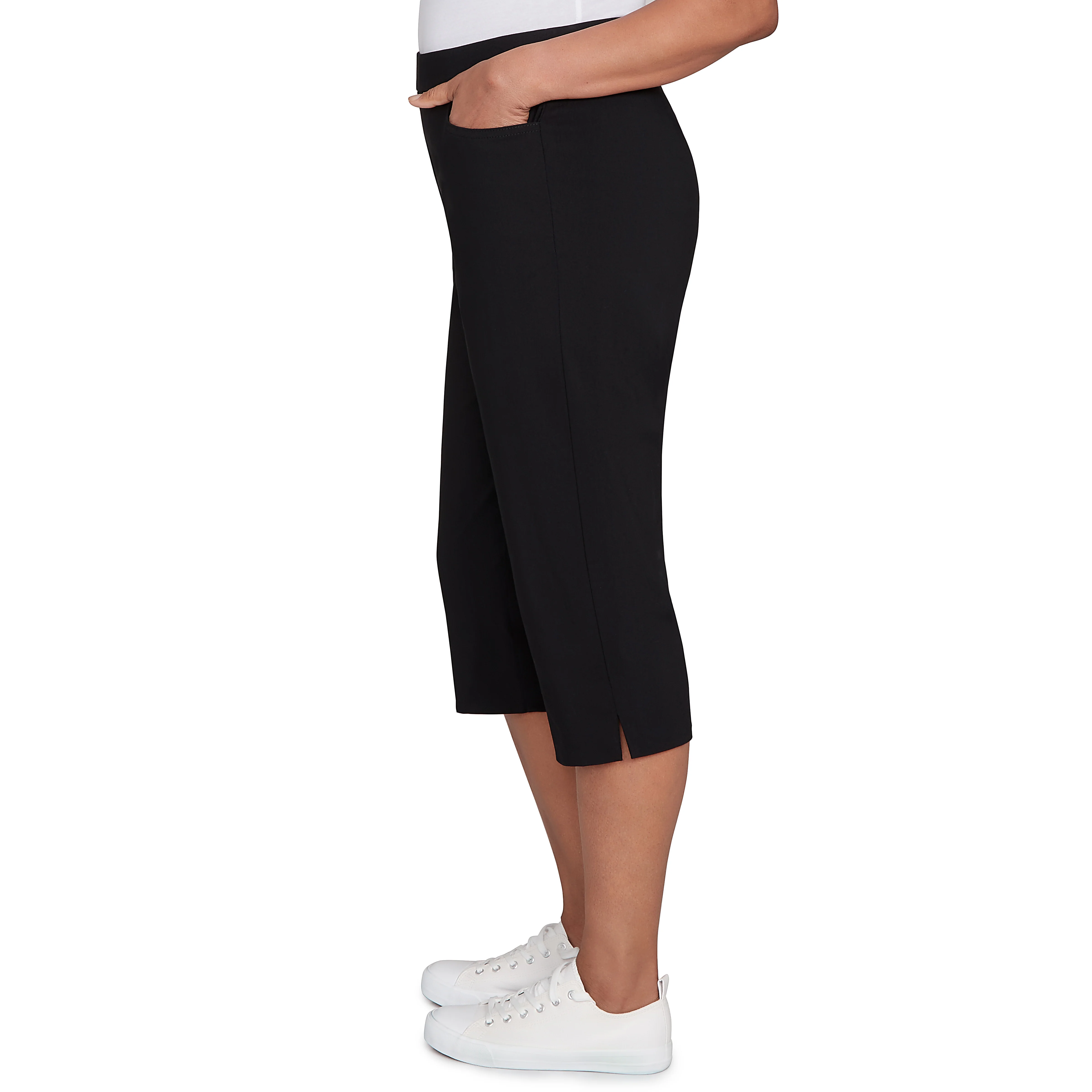 Alfred Dunner Women's Allure Stretch Clamdigger Pant - Image 4