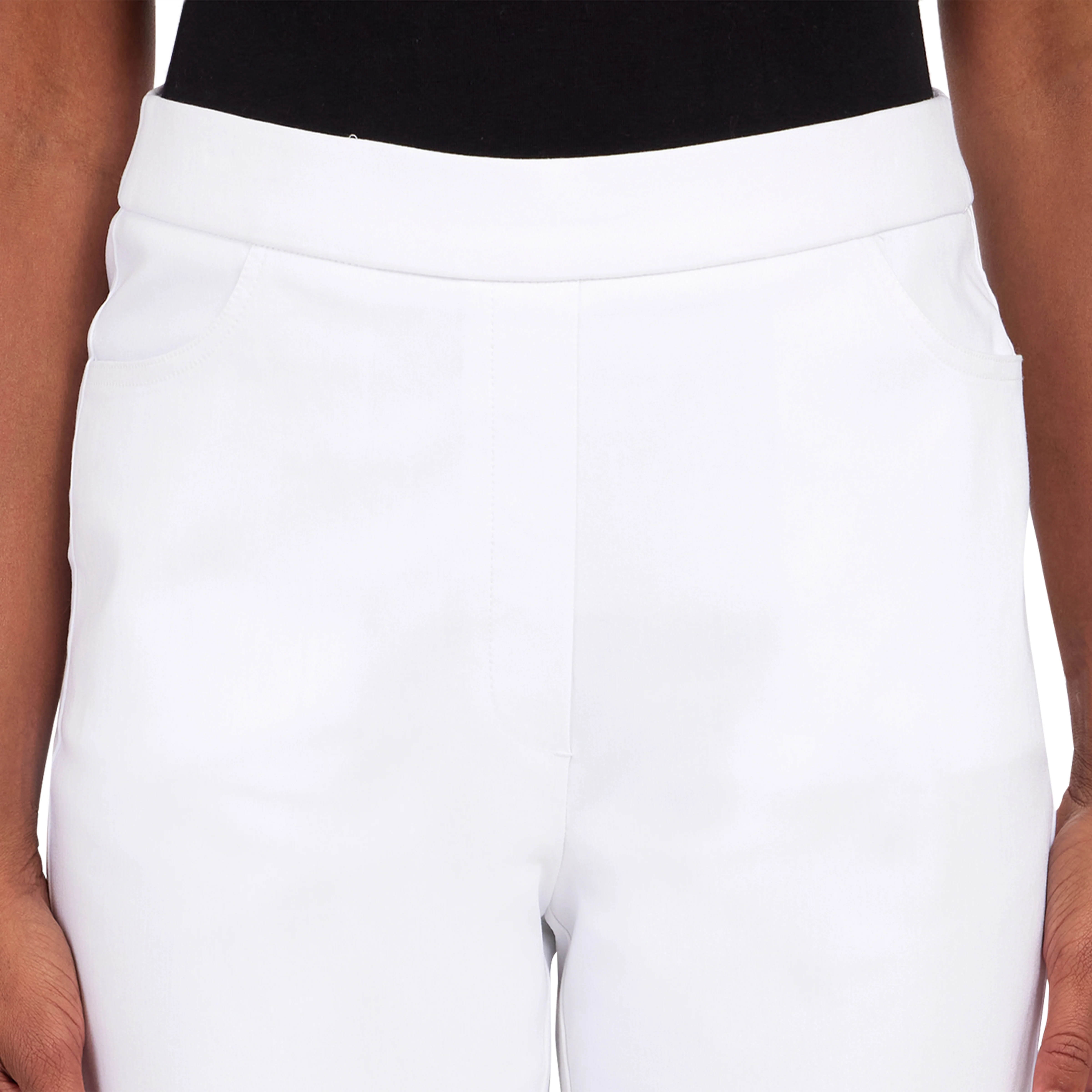 Alfred Dunner Women's Allure Stretch Clamdigger Pant- Petite - Image 5