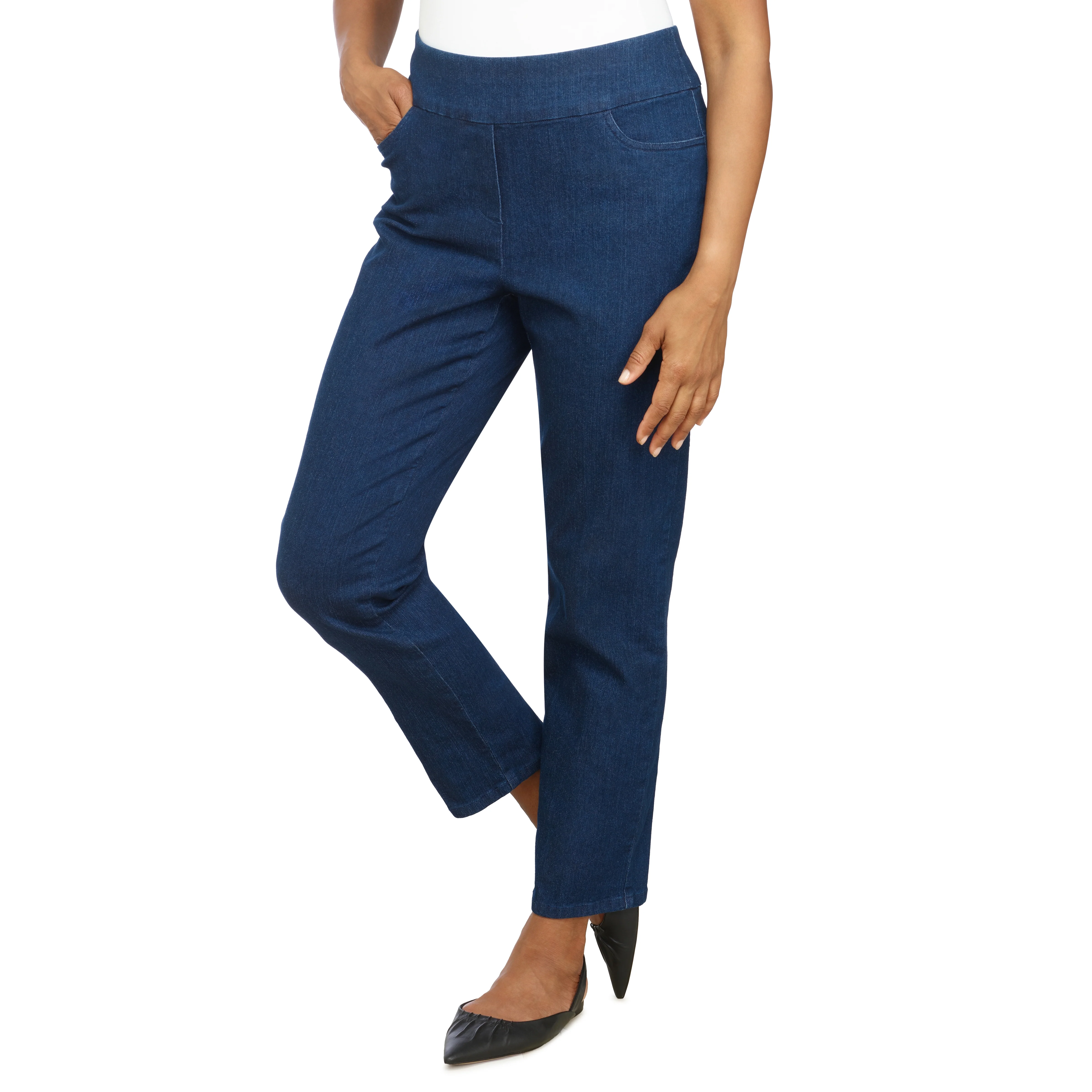 Alfred Dunner Women's Super Stretch Mid- Rise Average Length Pant - Image 3