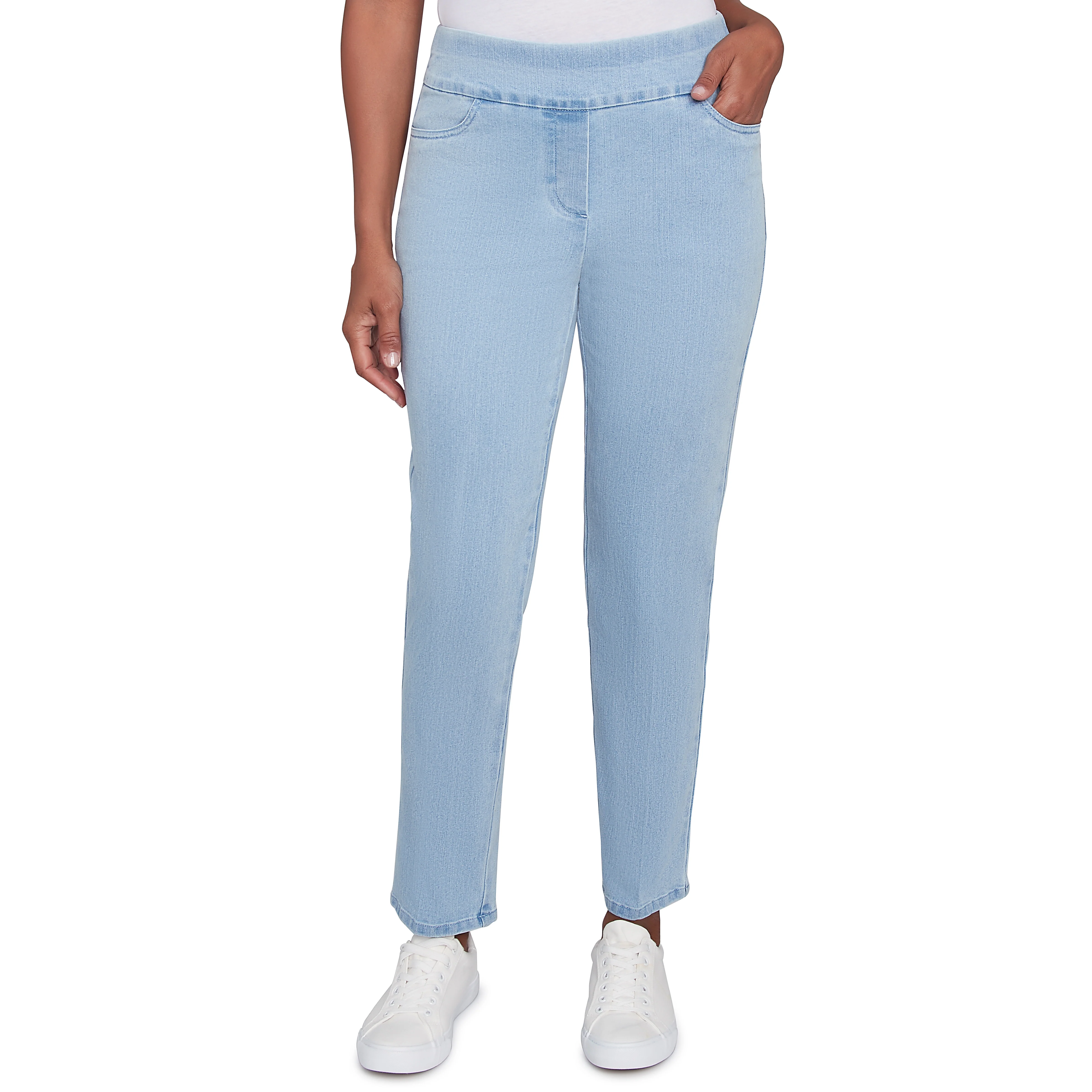 Alfred Dunner Women's Super Stretch Mid- Rise Average Length Pant - Image 7