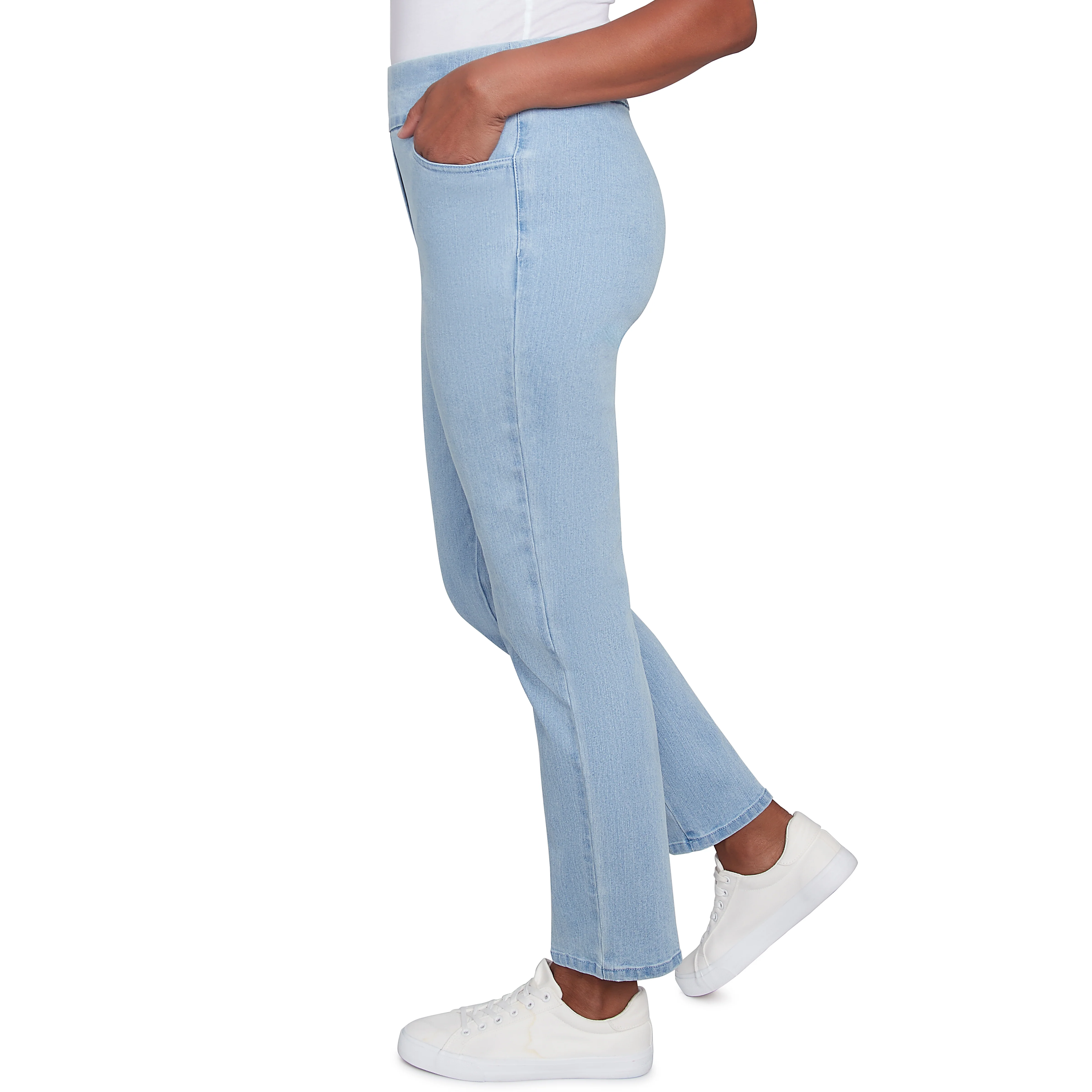 Alfred Dunner Women's Super Stretch Mid- Rise Short Length Pant - Image 10