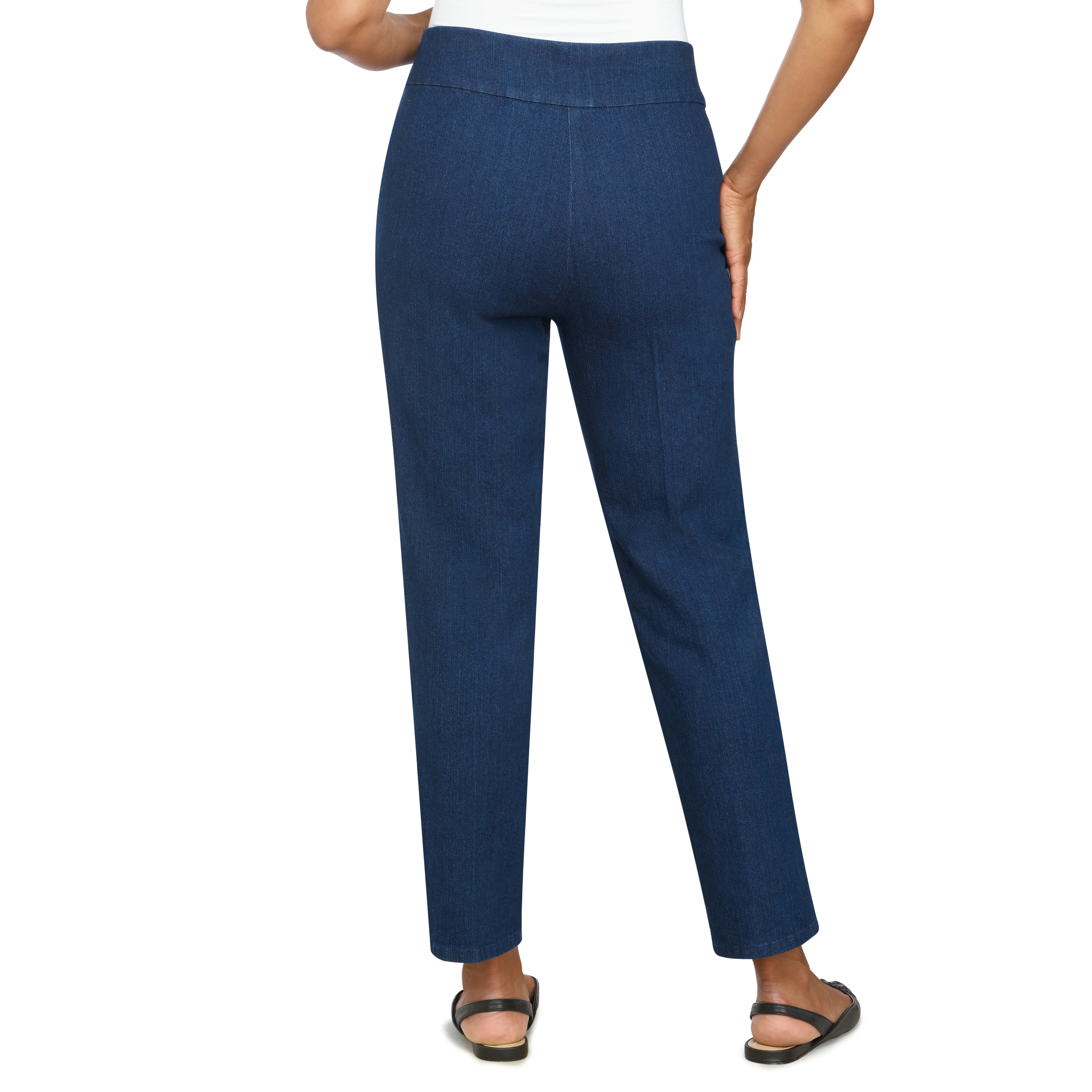 Alfred Dunner Women's Super Stretch Mid- Rise Short Length Pant - Image 2