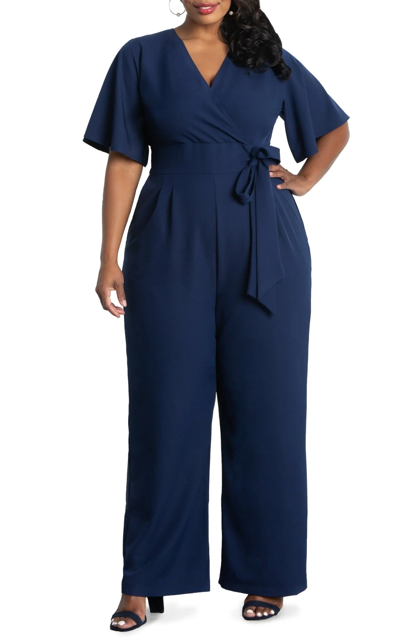 Charisma Crepe Jumpsuit - Plus - Image 5