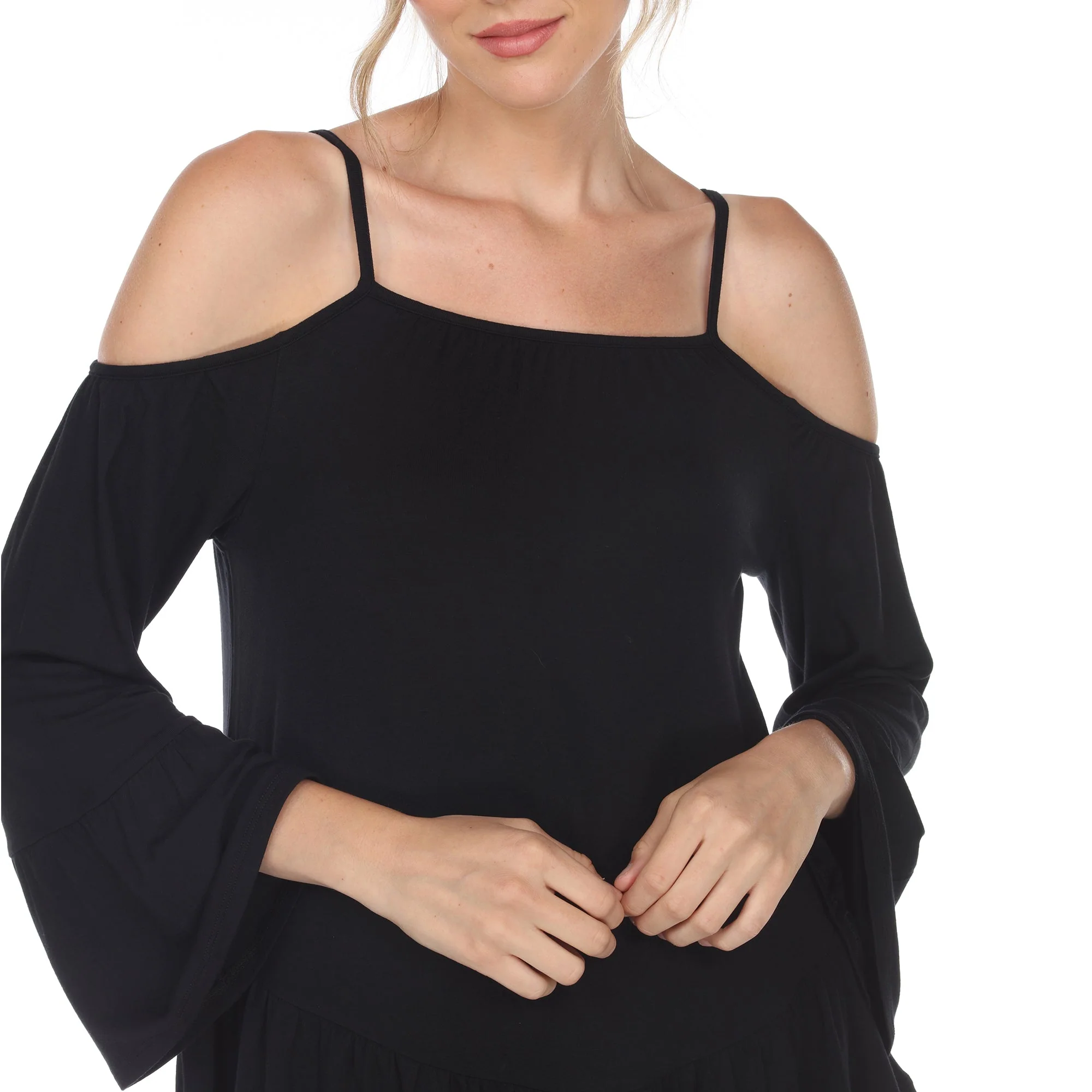 Cold Shoulder Ruffle Sleeve Top - Image 20