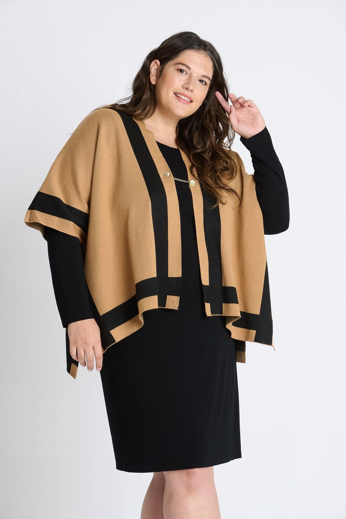 Colorblock Poncho - Image 5