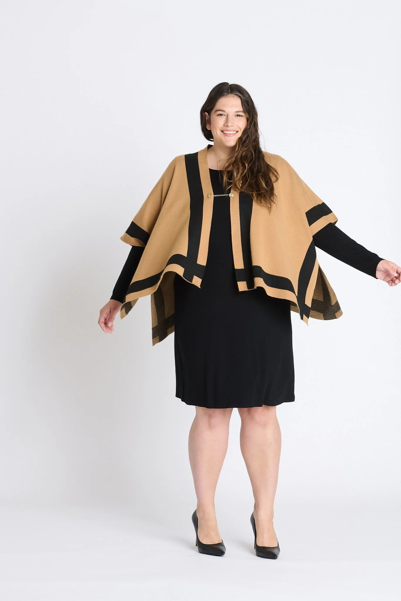 Colorblock Poncho - Image 6