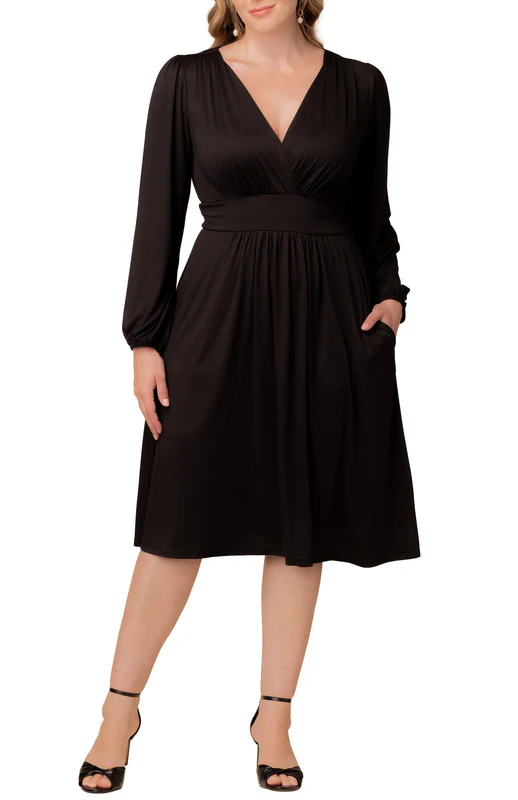 Diana Long Sleeve Midi Dress - Plus - Image 4
