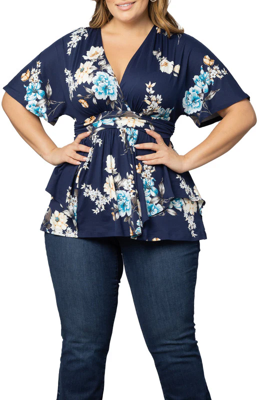 Encore Print Top - Plus - Image 25