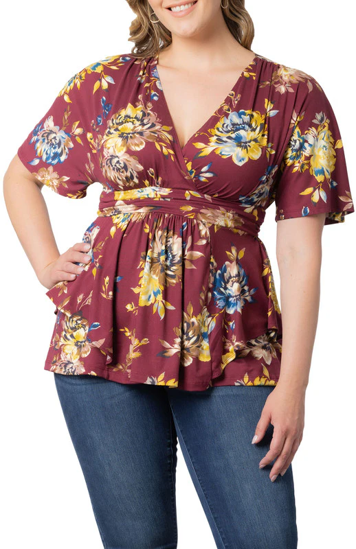 Encore Print Top - Plus - Image 8