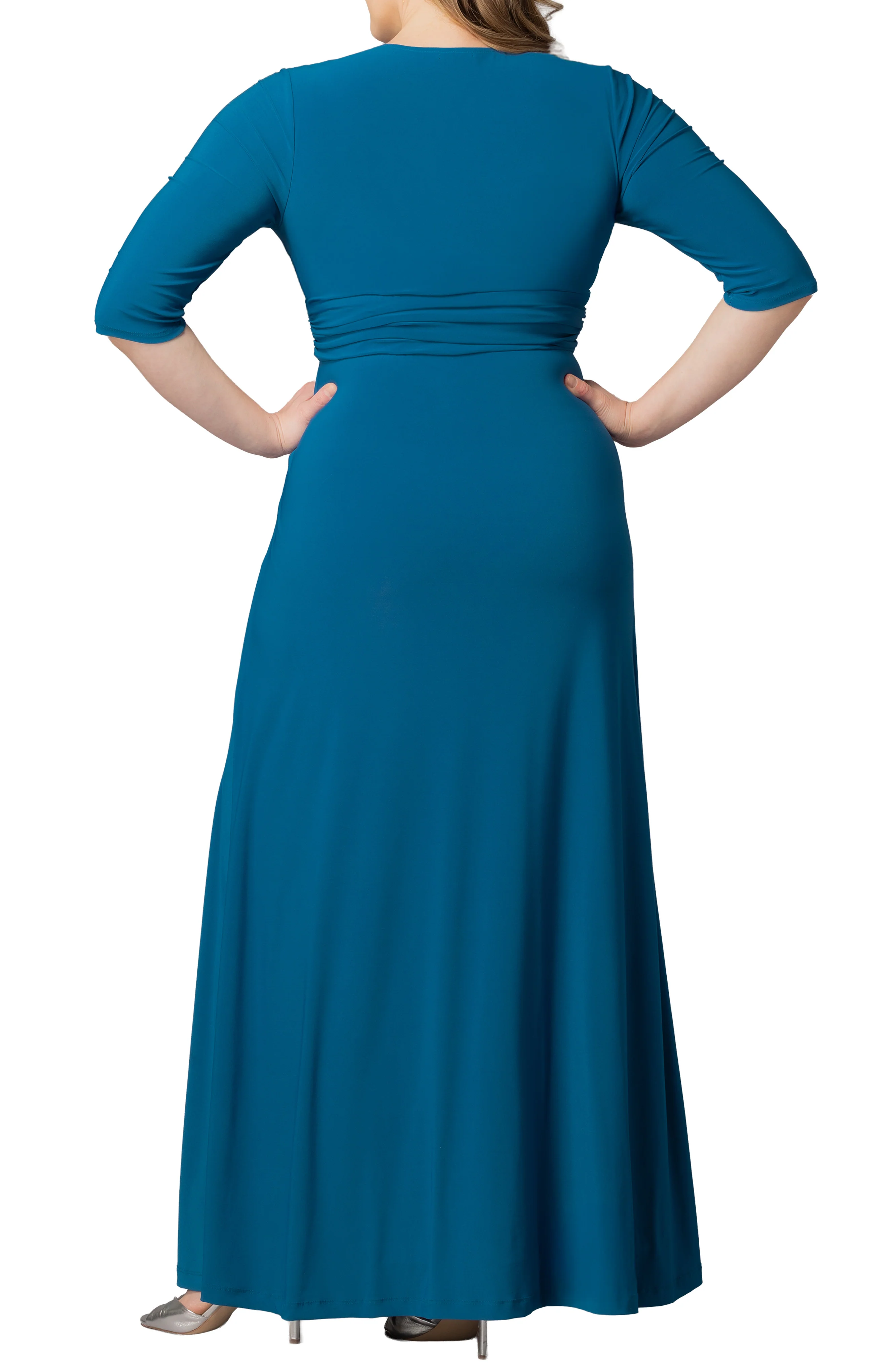 Evening Romance Gown  - Aegean Blue -  Plus - Image 2