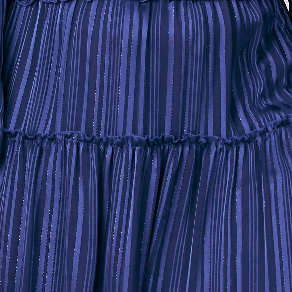 Figueroa & Flower Satin Stripe Midi Dress - Plus - Image 3