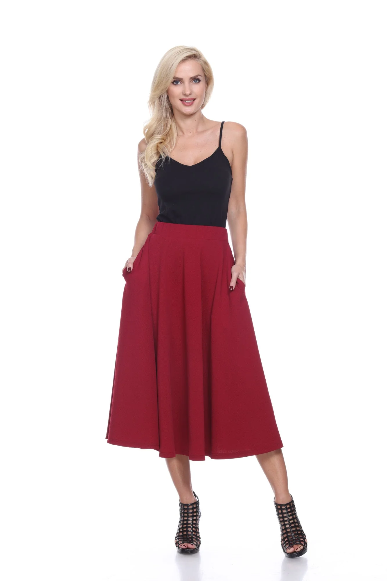Tasmin Flare Midi Skirts - Image 11