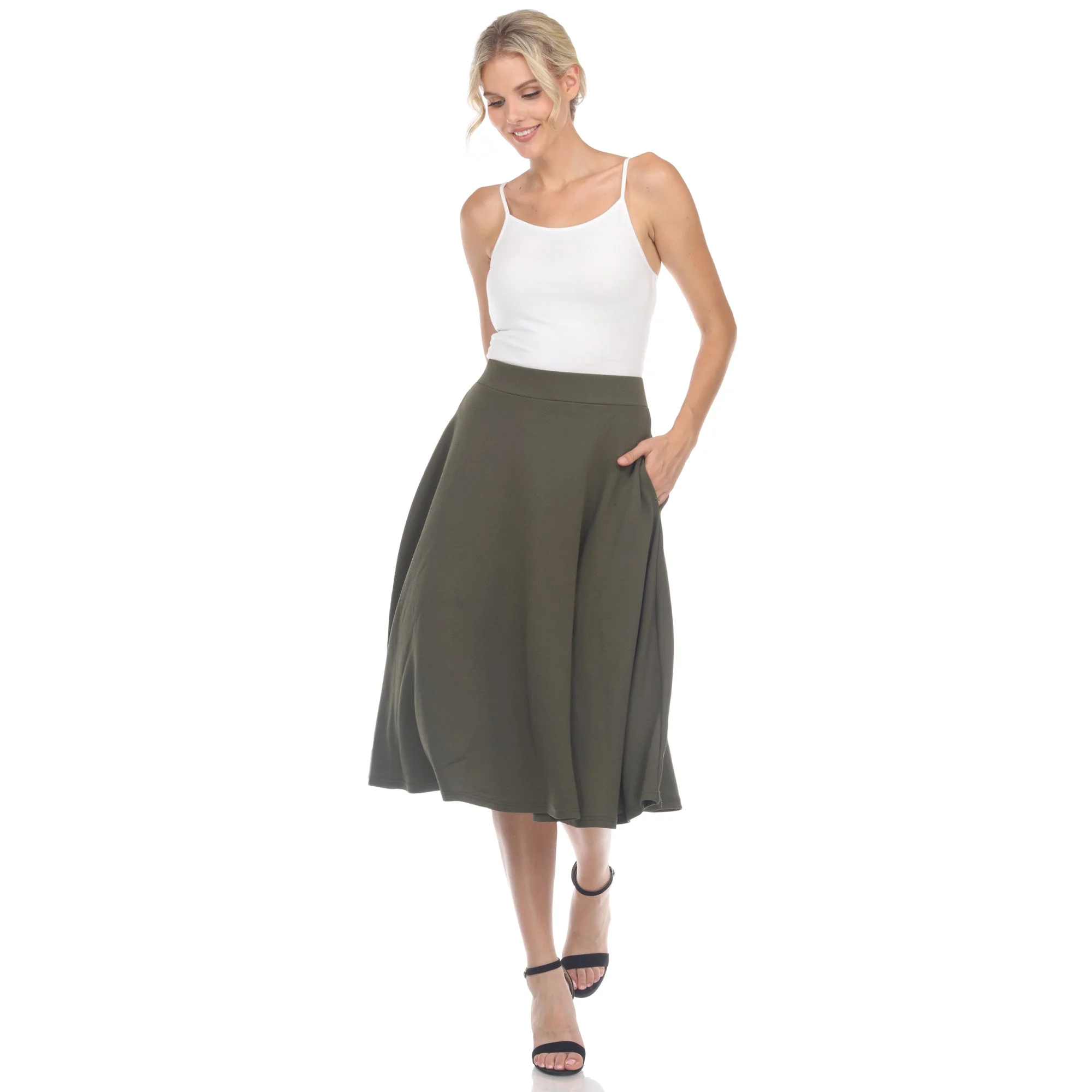 Tasmin Flare Midi Skirts - Image 16