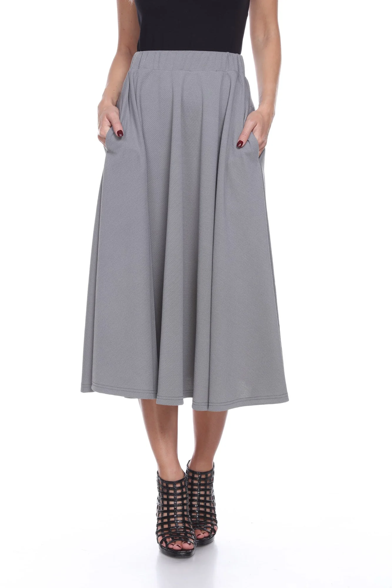 Tasmin Flare Midi Skirts - Image 33