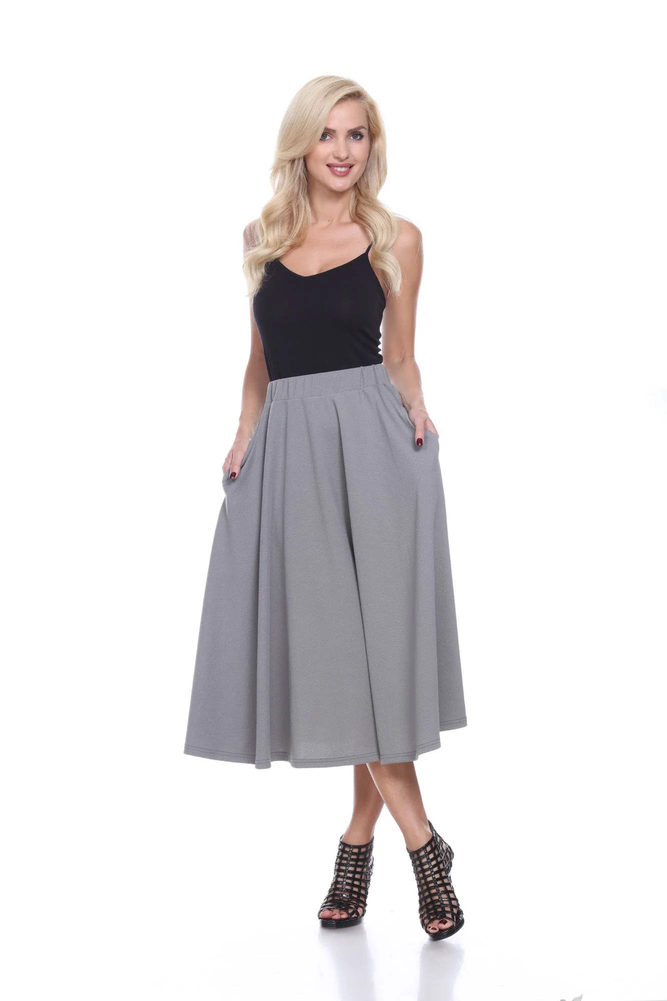 Tasmin Flare Midi Skirts - Image 34