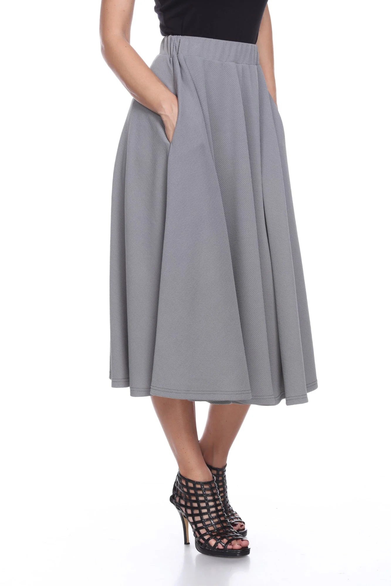 Tasmin Flare Midi Skirts - Image 37
