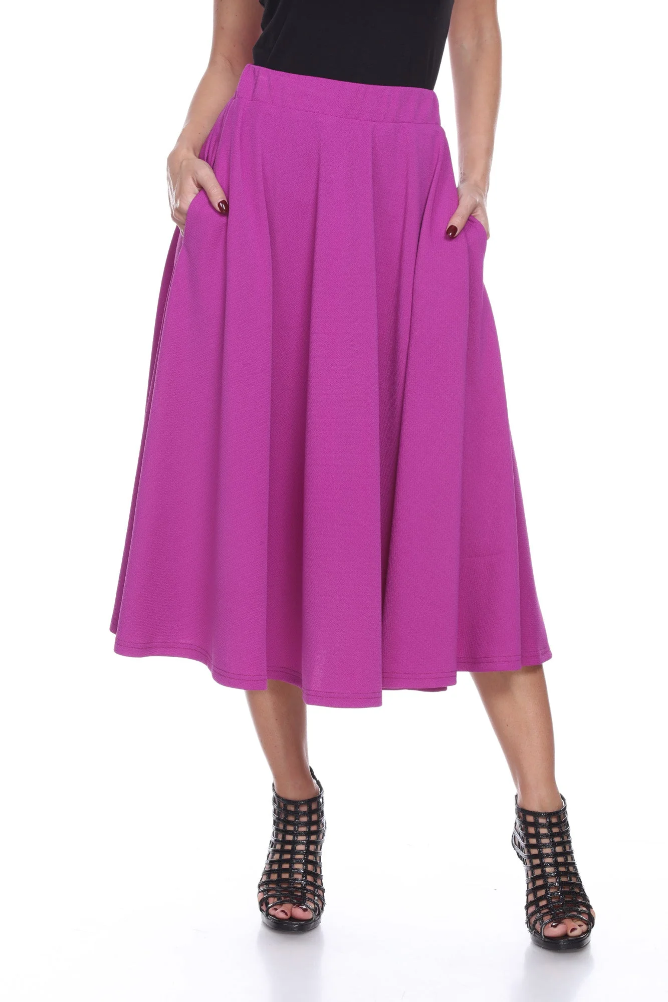 Tasmin Flare Midi Skirts - Image 44